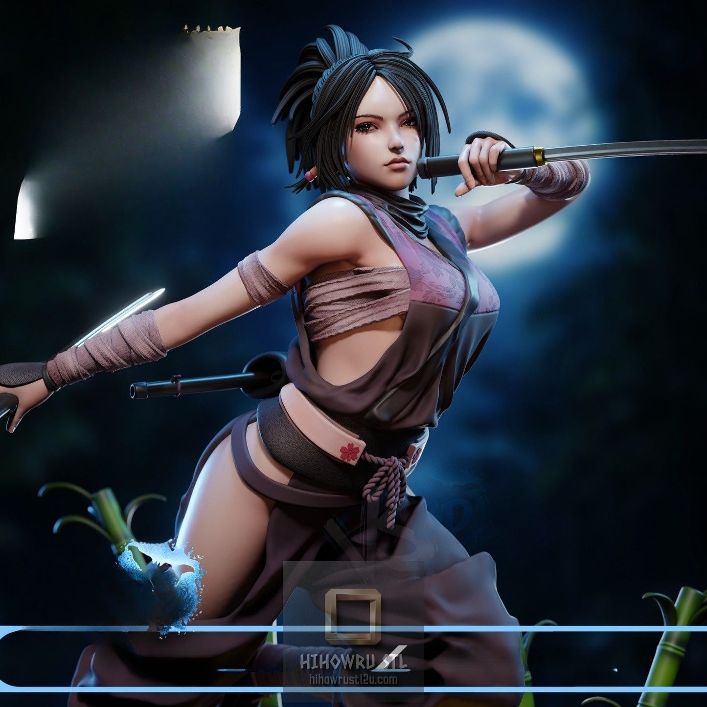 5153 Ayame - Tenchu Fatal Shadows - STL 3D Print Files