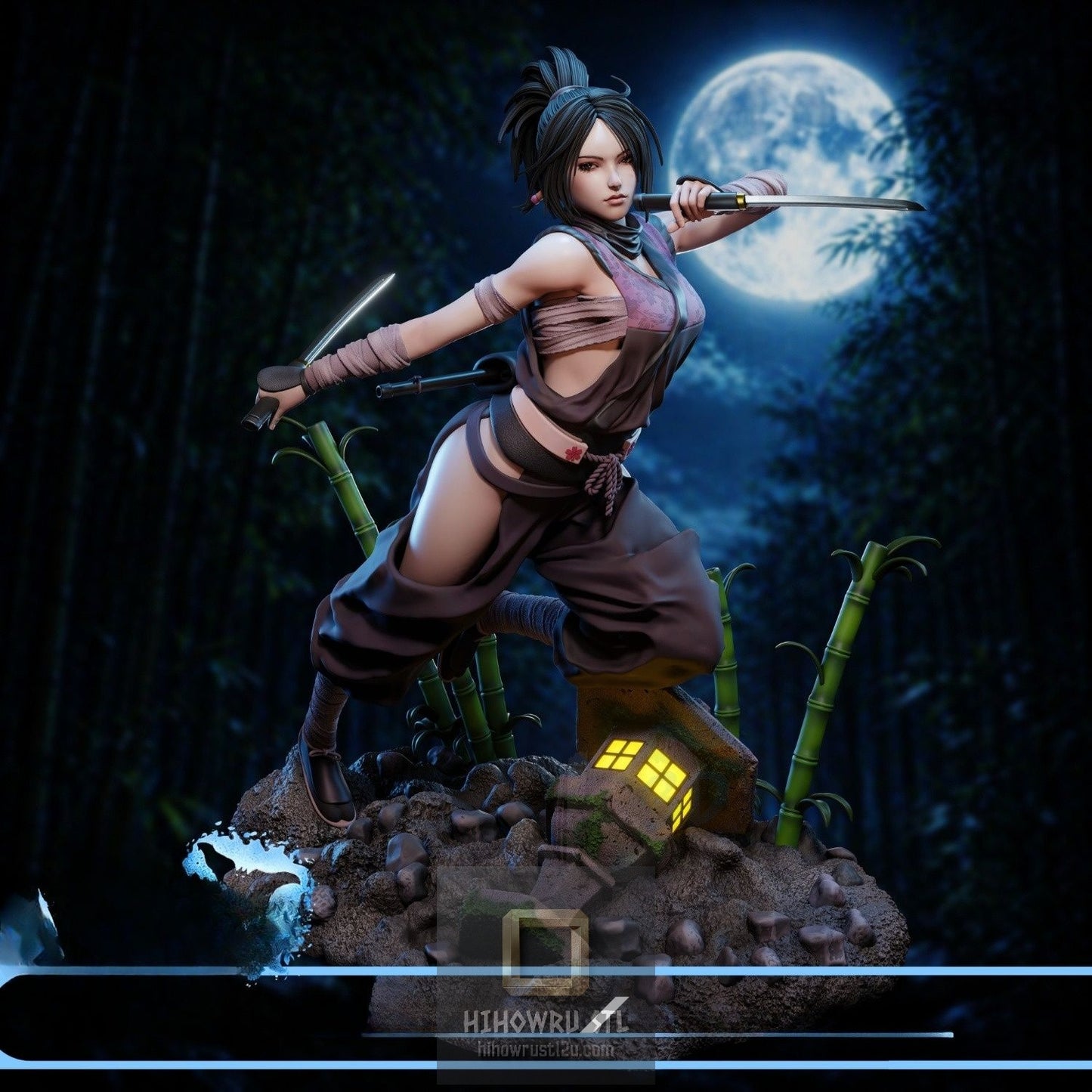 5153 Ayame - Tenchu Fatal Shadows - STL 3D Print Files