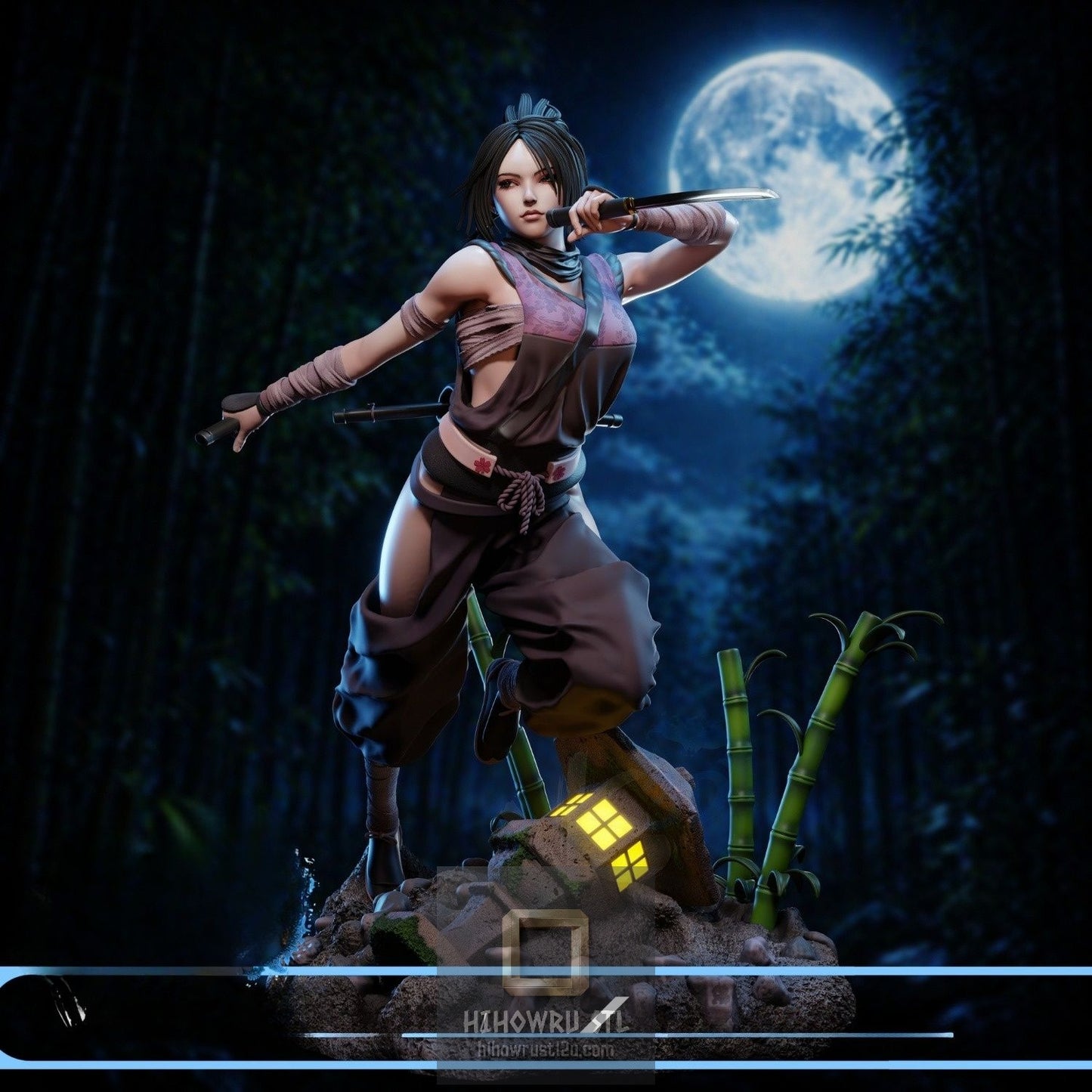 5153 Ayame - Tenchu Fatal Shadows - STL 3D Print Files
