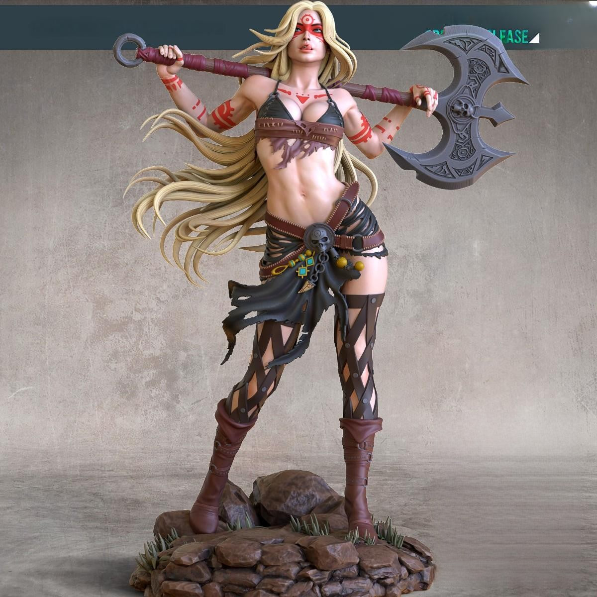 Barbarian Waifu NSFW - STL 3D Print Files