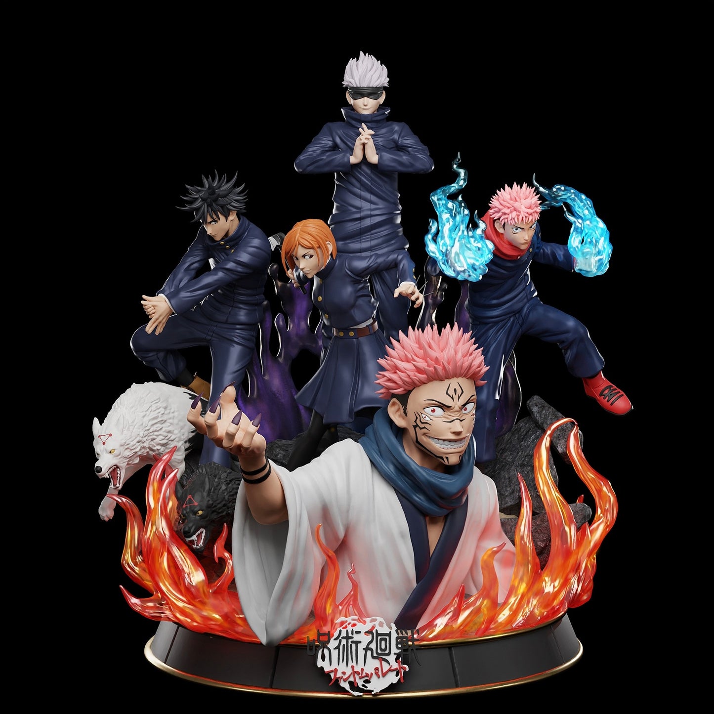 1721 Jujutsu Kaisen Diorama - STL 3D Print Files