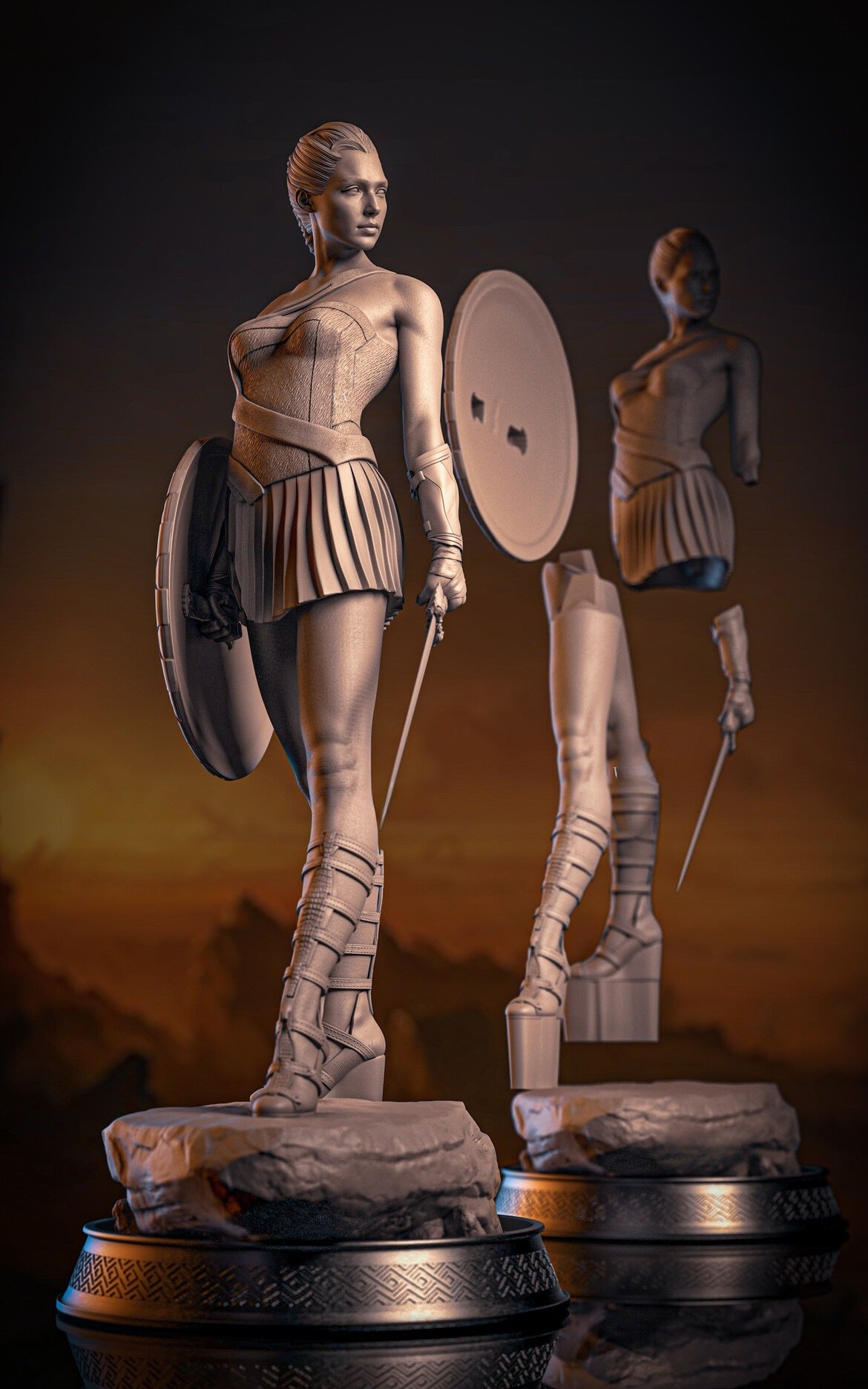 4243 Wonder Woman NSFW - Diana Prince - STL 3D Print Files