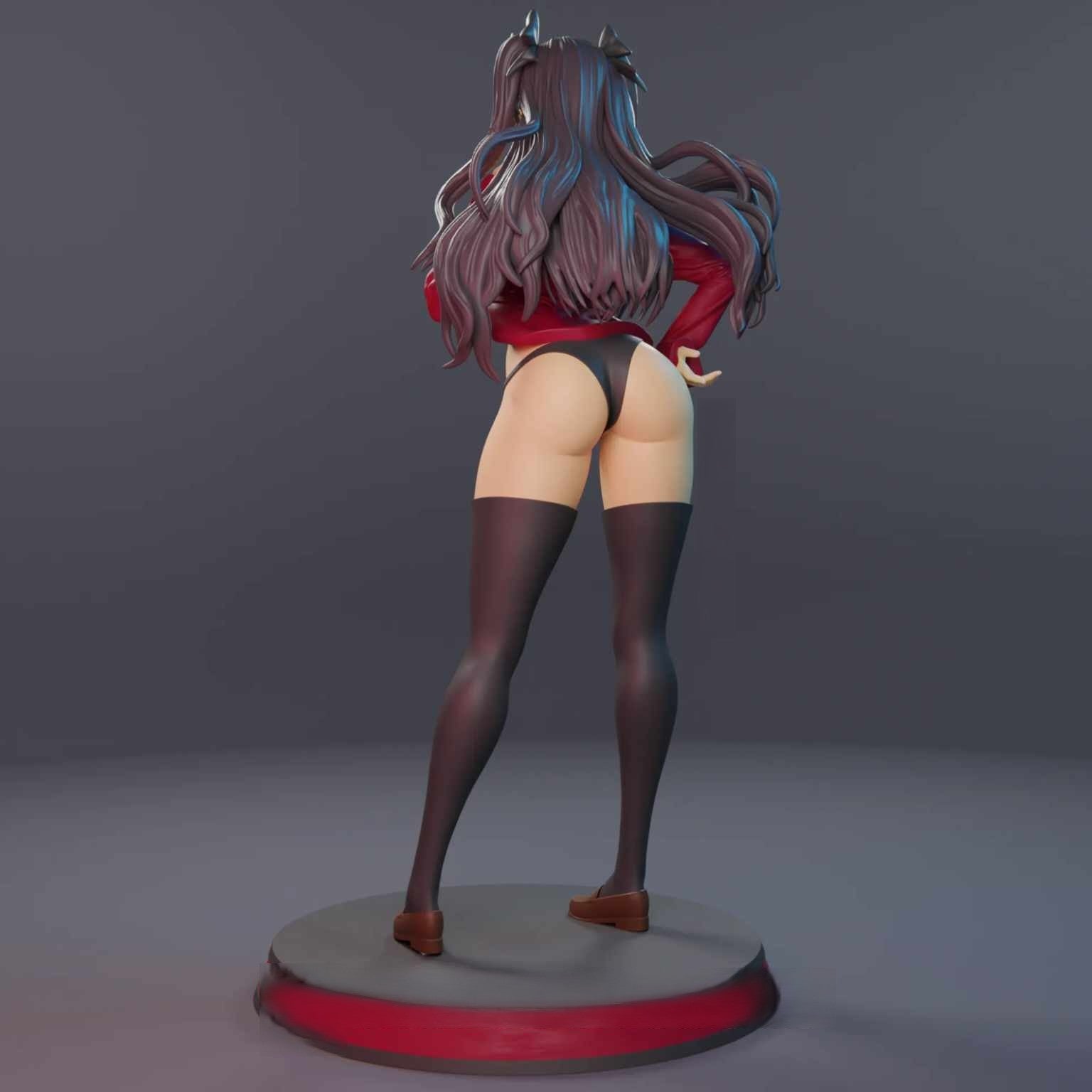 2030 Rin Tohsaka NSFW - Fate/stay night - STL 3D Print Files My Stl 2030 Rin Tohsaka NSFW - Fate/stay night - STL 3D Print Files My Stl
