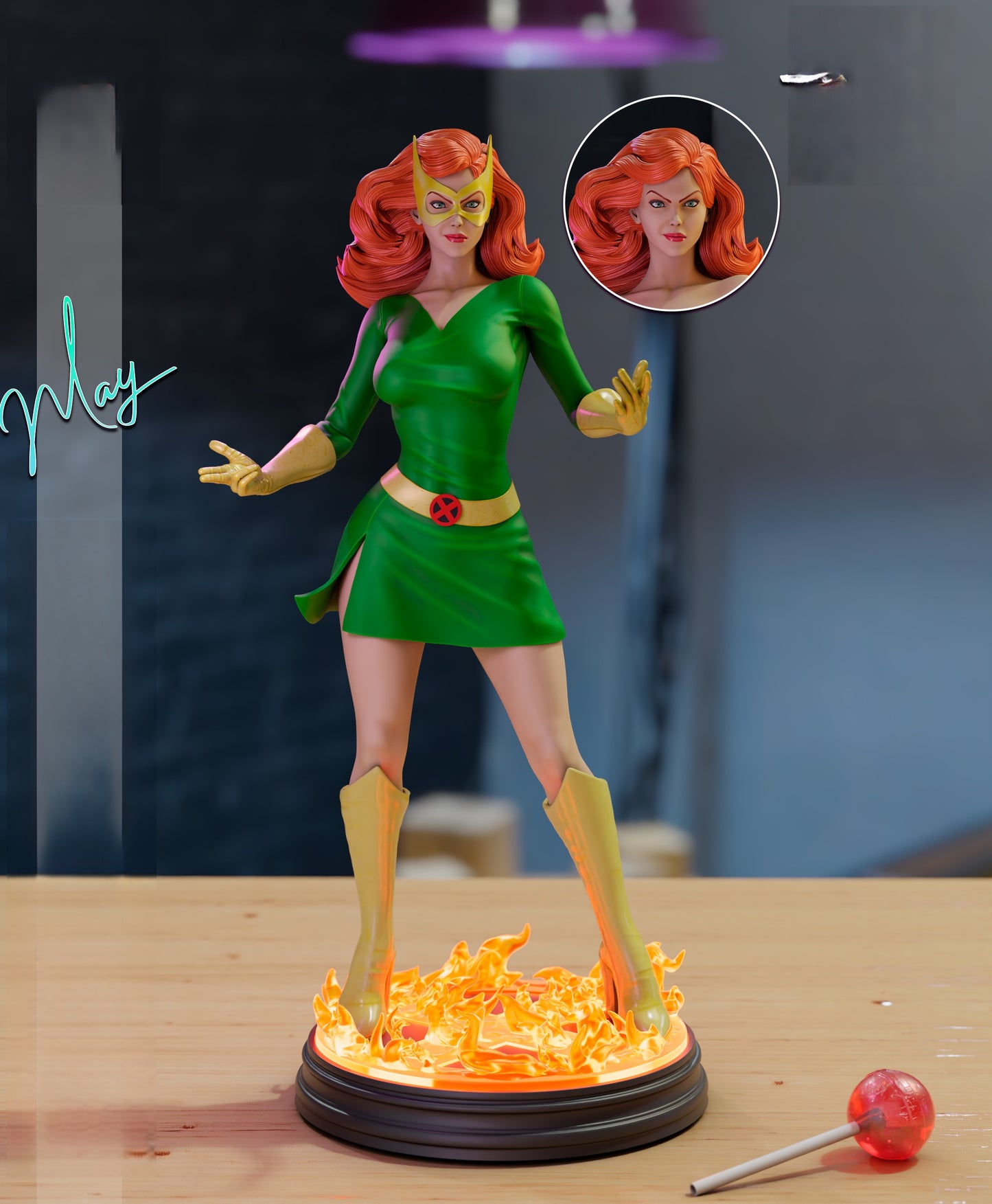 2405 Jean Grey NSFW - X-men - STL 3D Print Files