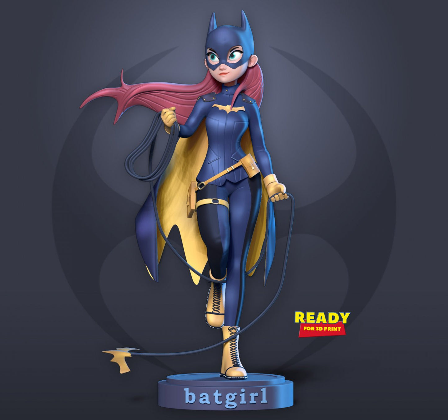 3024 Batgirl - DC Comics - STL 3D Print Files