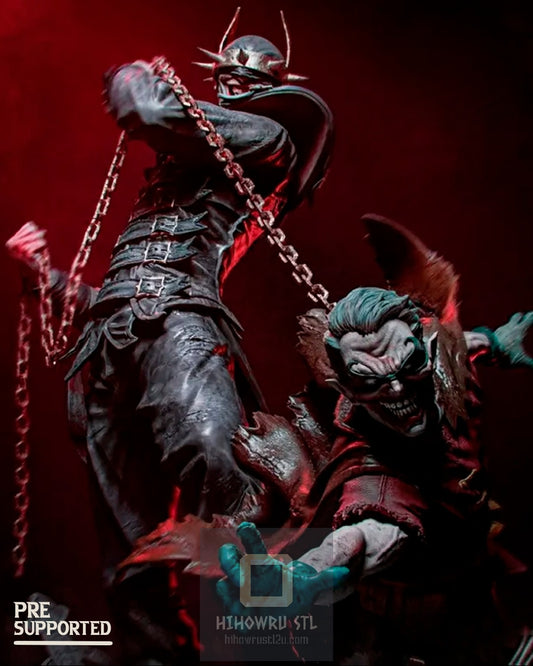 4532 Batman Who Laughs - Bruce Wayne - STL 3D Print Files