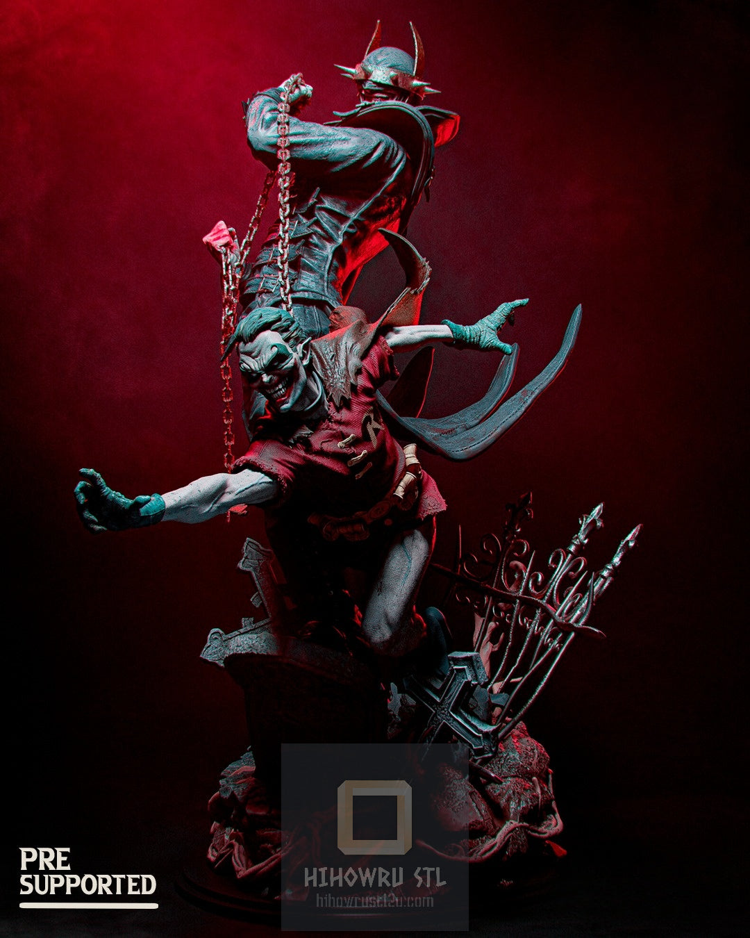 4532 Batman Who Laughs - Bruce Wayne - STL 3D Print Files