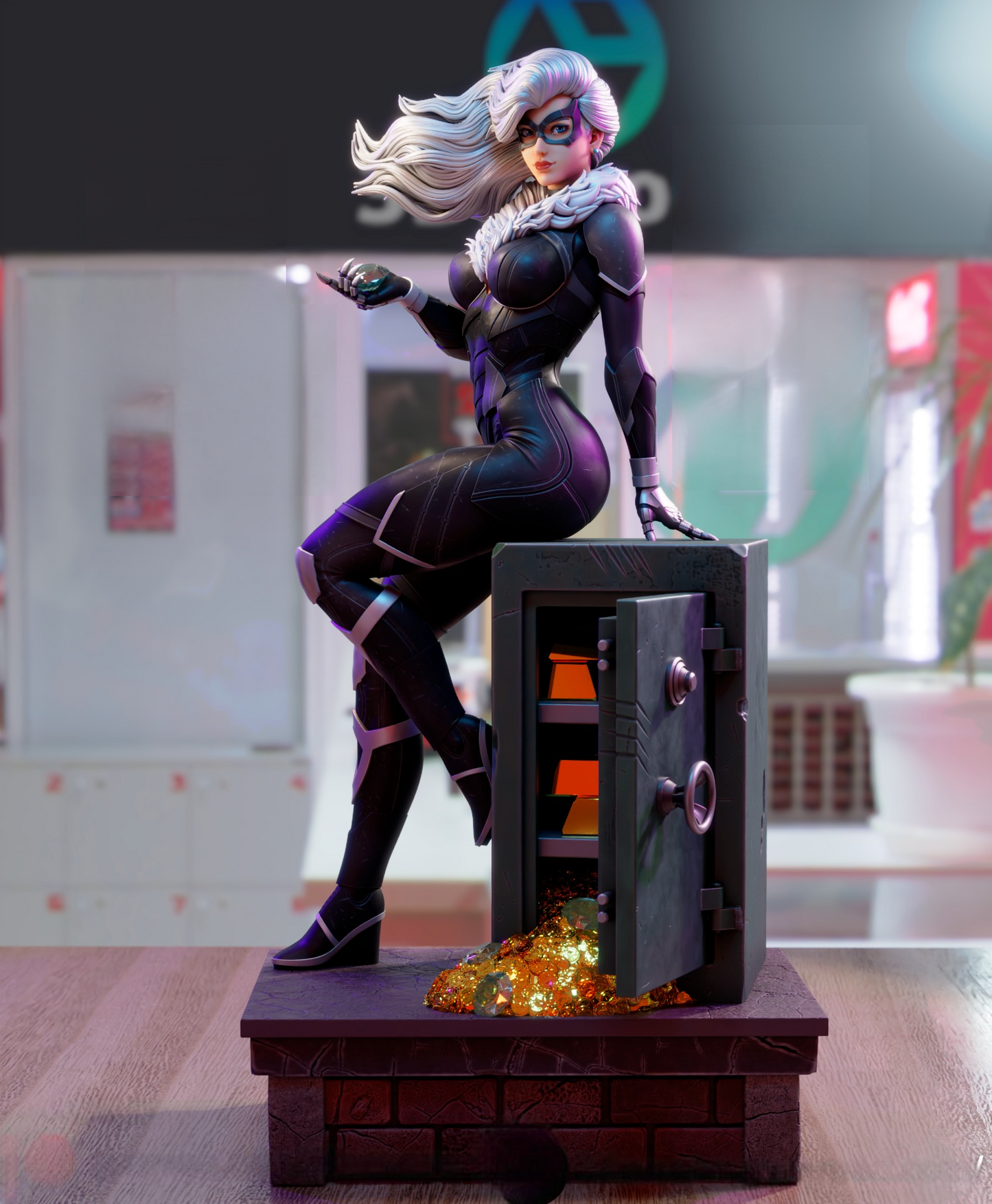 1893 Black Cat NSFW - Marvel Comics - STL 3D Print Files