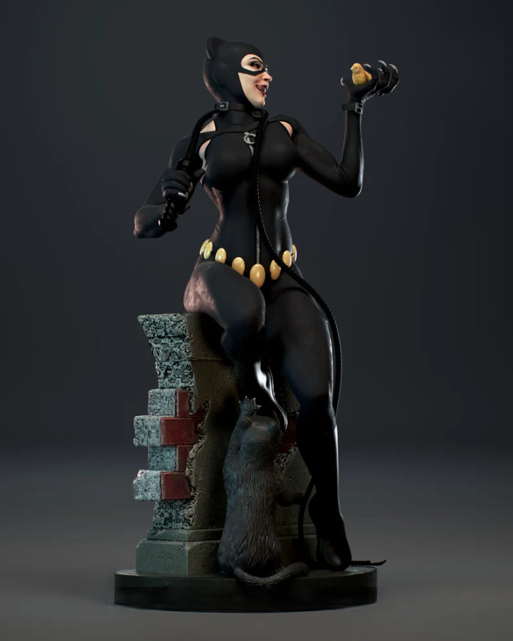 1750 Catwoman - DC COMICS - STL 3D Print Files