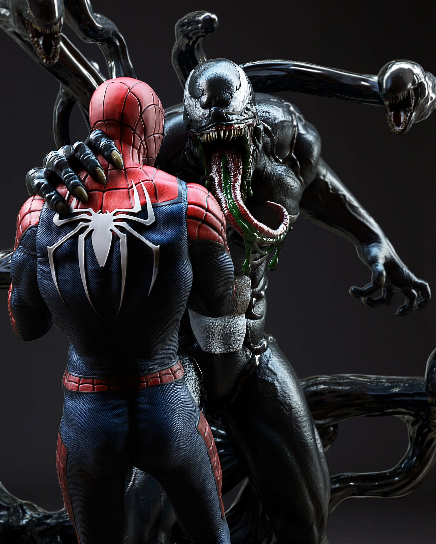 2009 Venom vs Spiderman - Marvel Comics - STL 3D Print Files