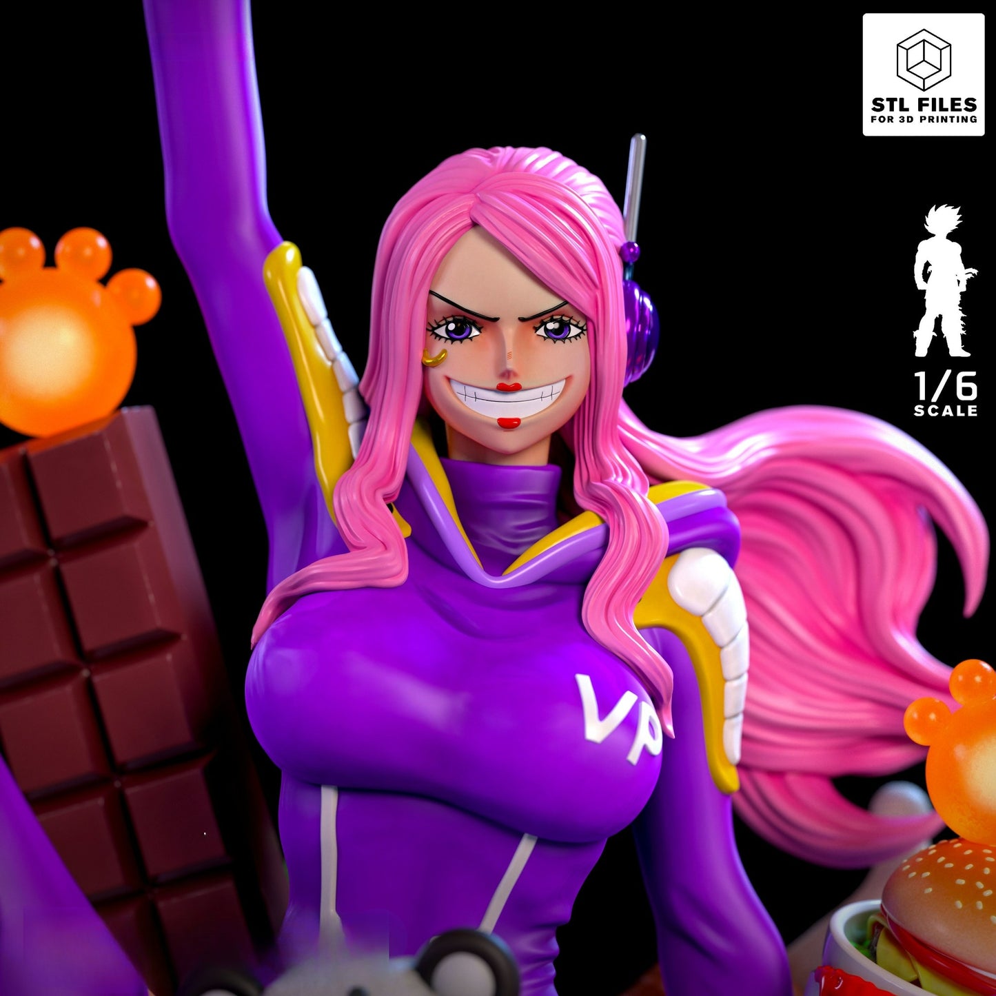 3311 Jewelry Bonney - One Piece - STL 3D Print Files