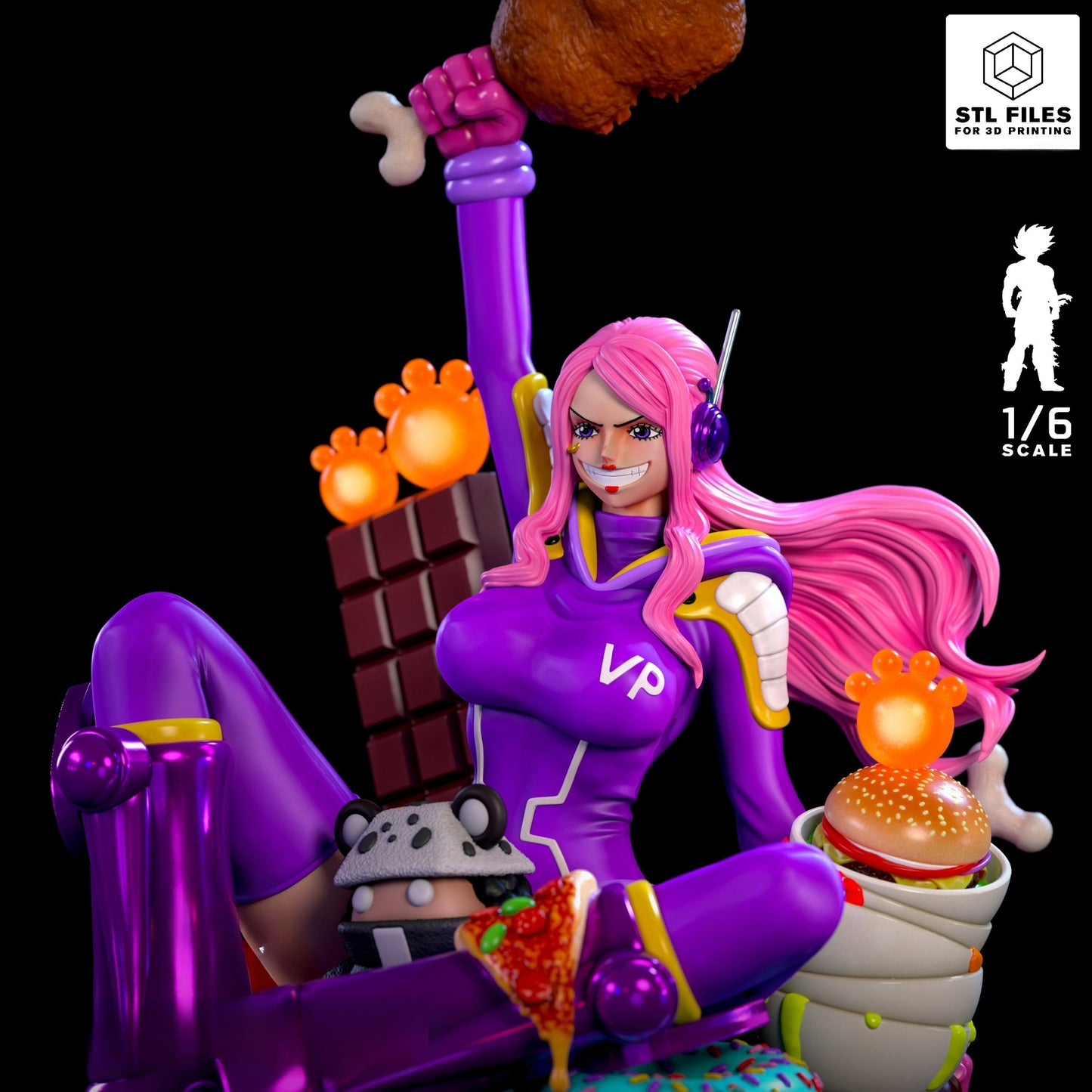 3311 Jewelry Bonney - One Piece - STL 3D Print Files