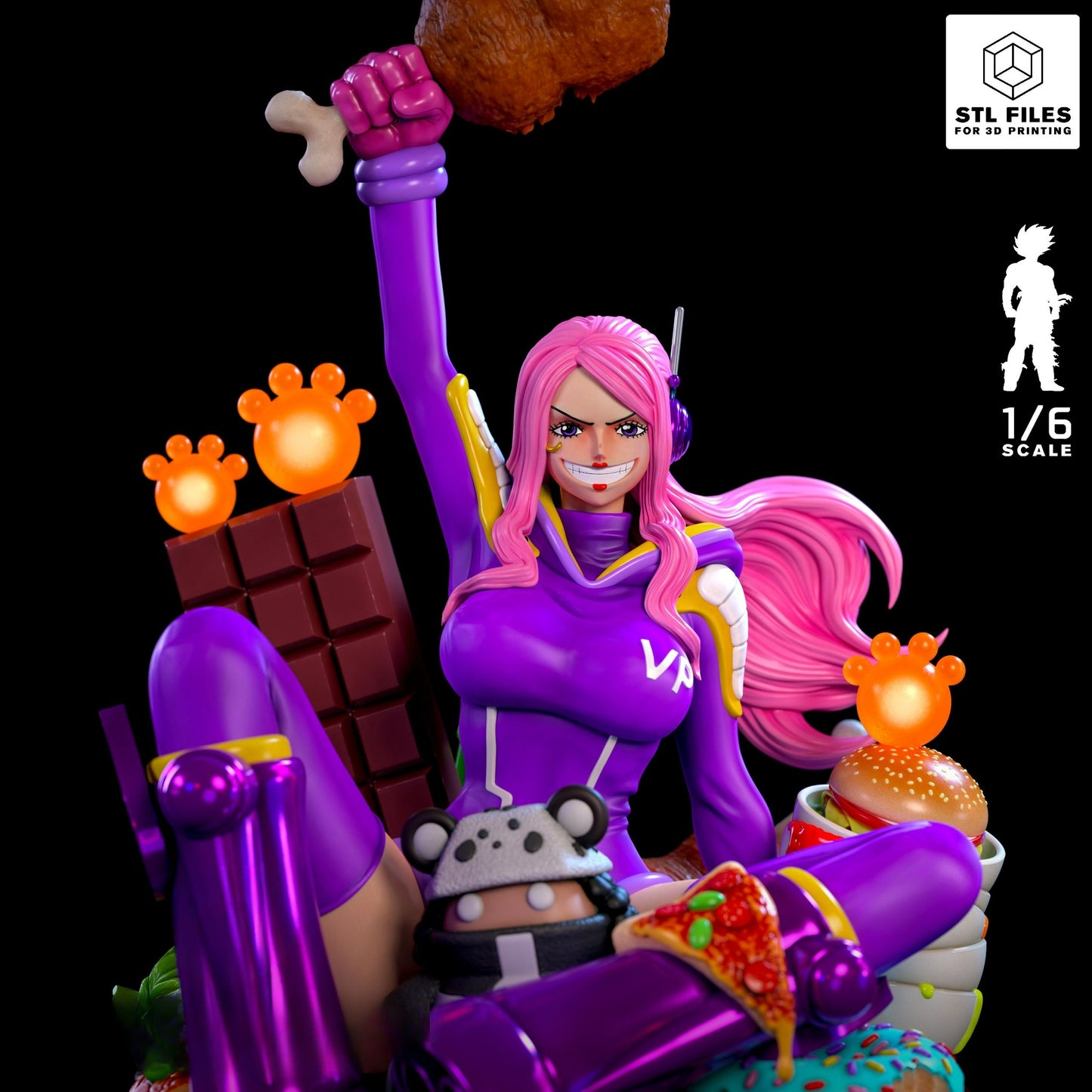 3311 Jewelry Bonney - One Piece - STL 3D Print Files