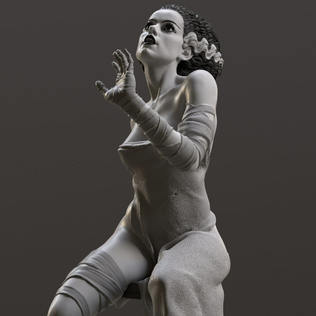 1658 Bride of Frankenstein - STL 3D Print Files