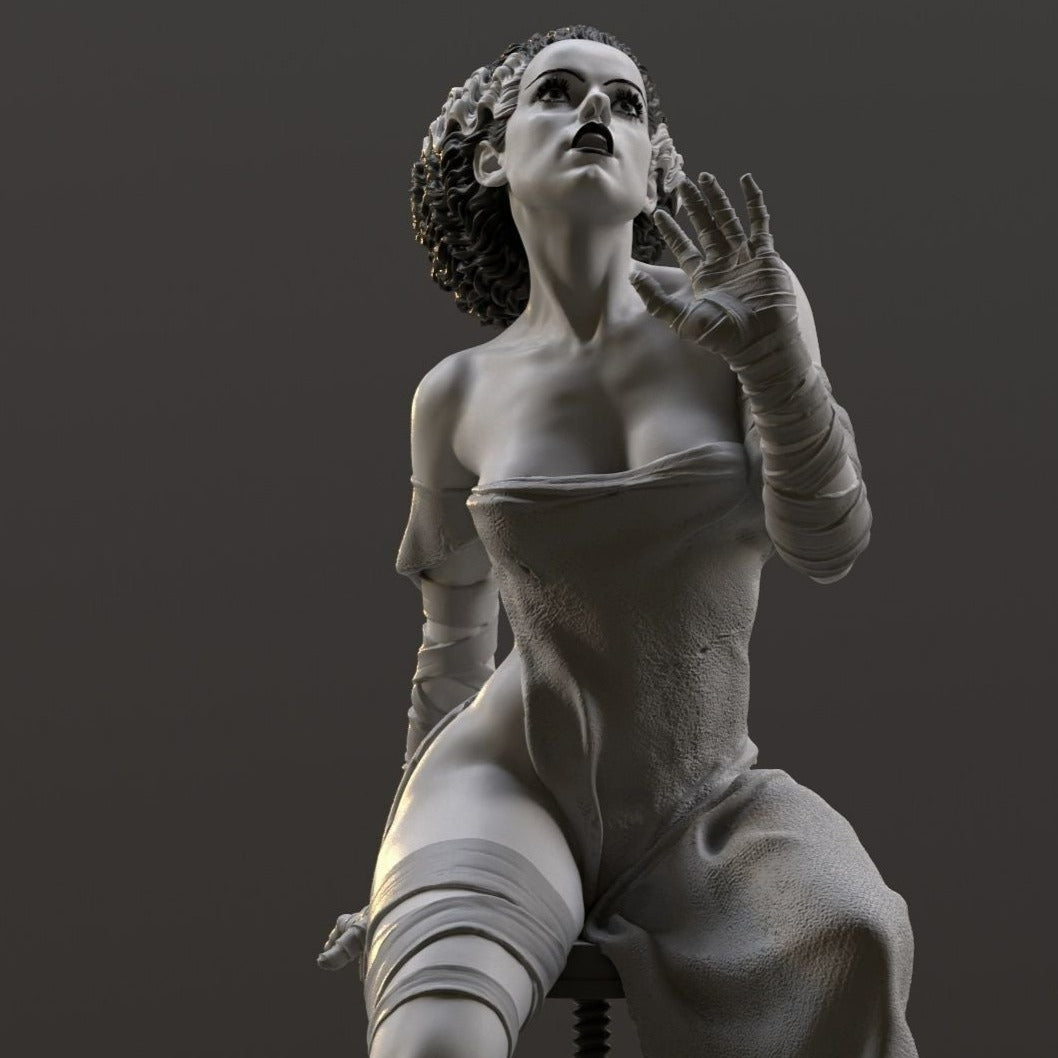 1658 Bride of Frankenstein - STL 3D Print Files