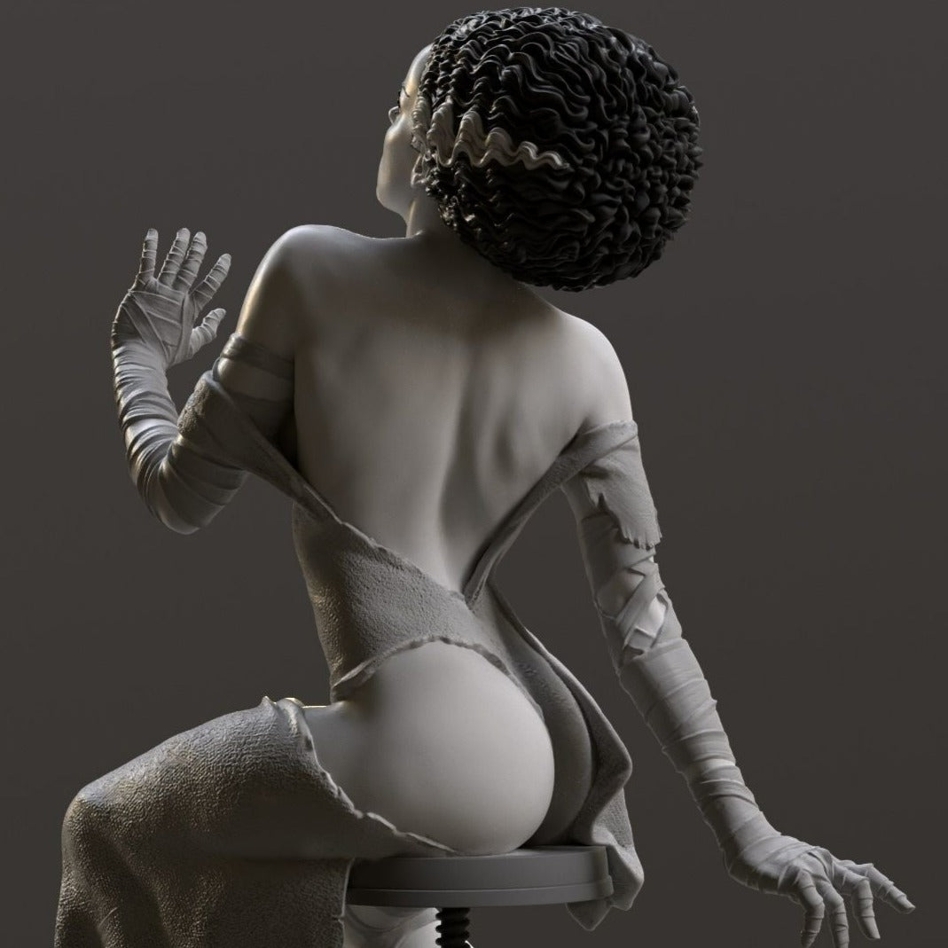 1658 Bride of Frankenstein - STL 3D Print Files