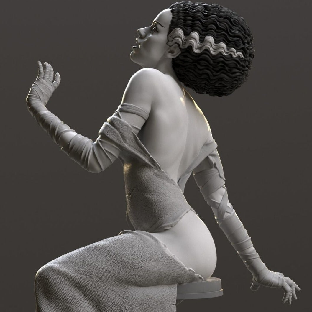 1658 Bride of Frankenstein - STL 3D Print Files