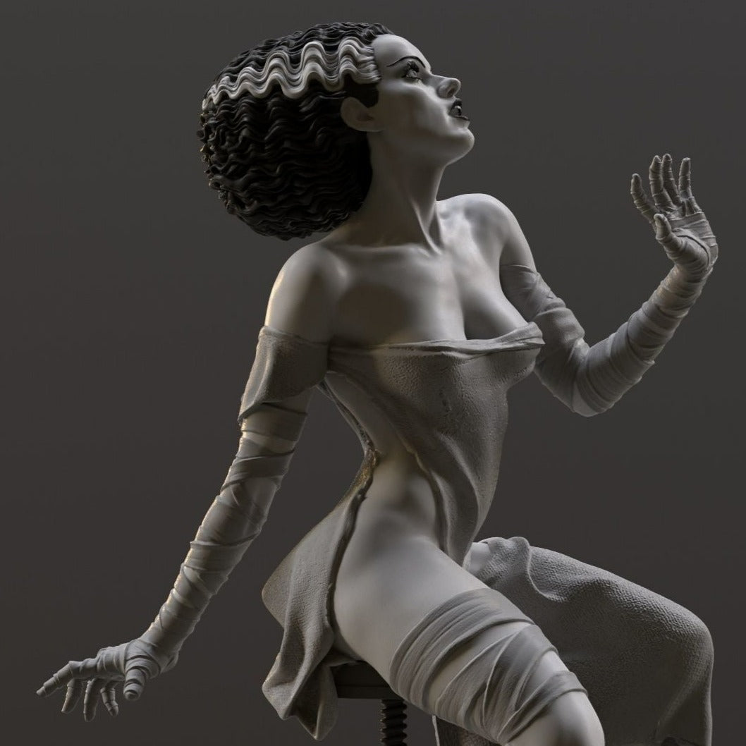 1658 Bride of Frankenstein - STL 3D Print Files