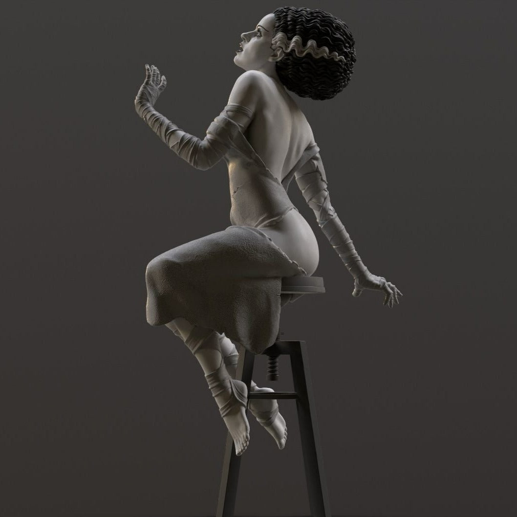 1658 Bride of Frankenstein - STL 3D Print Files