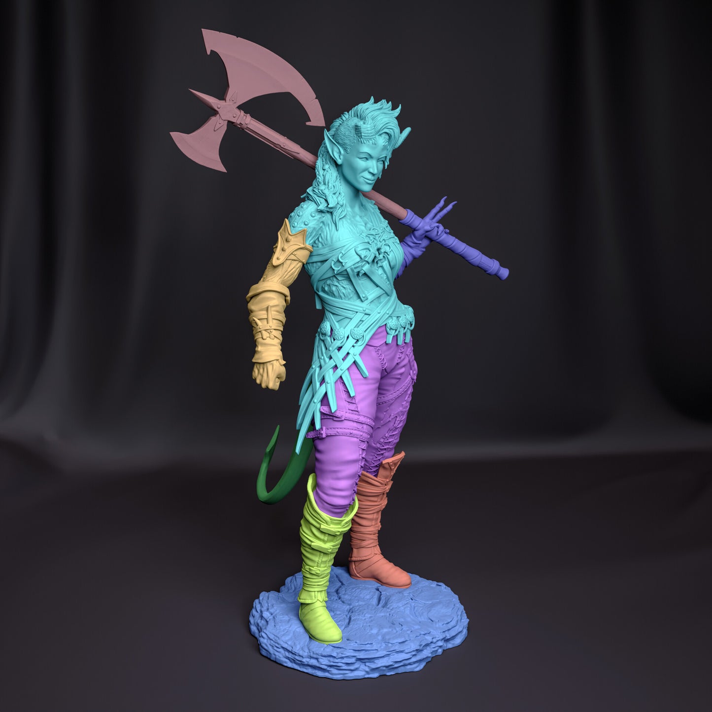 1669 Karlach - Baldurs Gate 3 - STL 3D Print Files