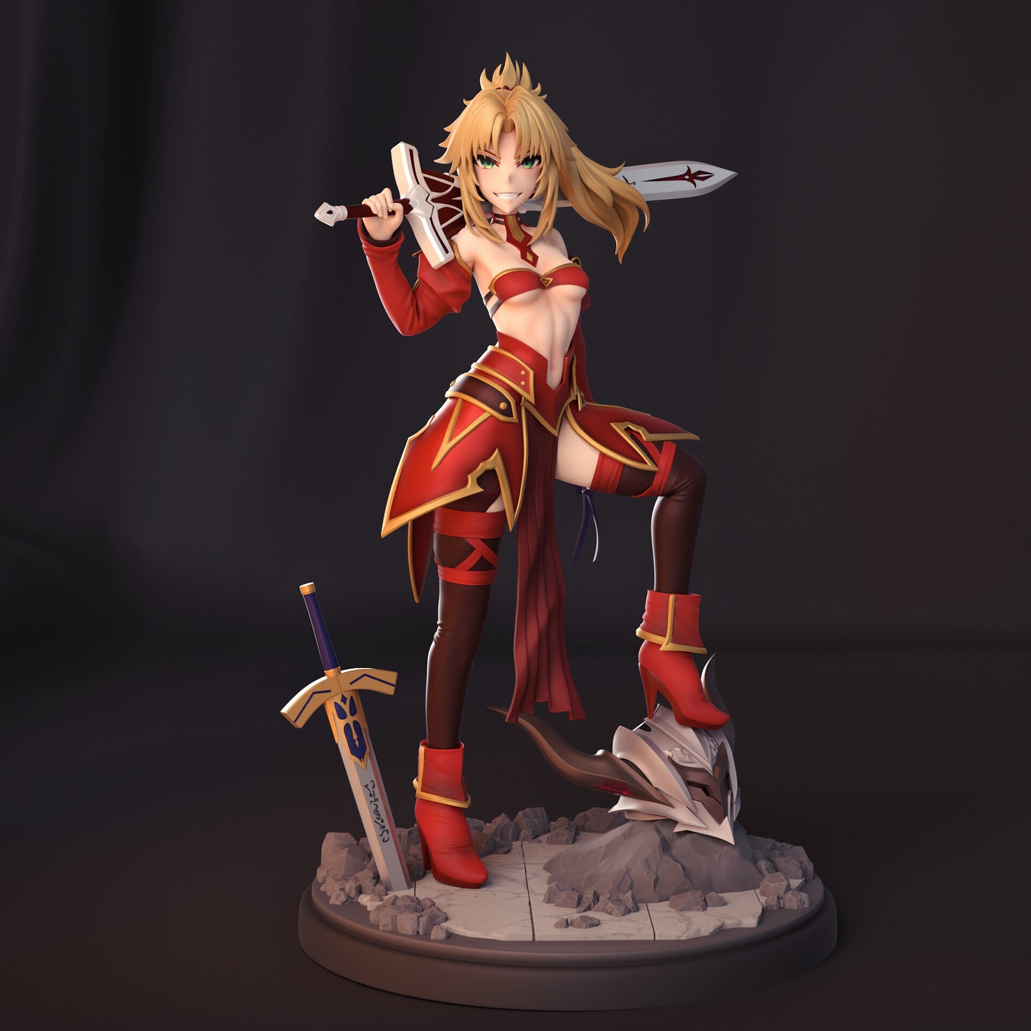 1238 Mordred Pendragon - Fate/Grand Order - STL 3D Print Files