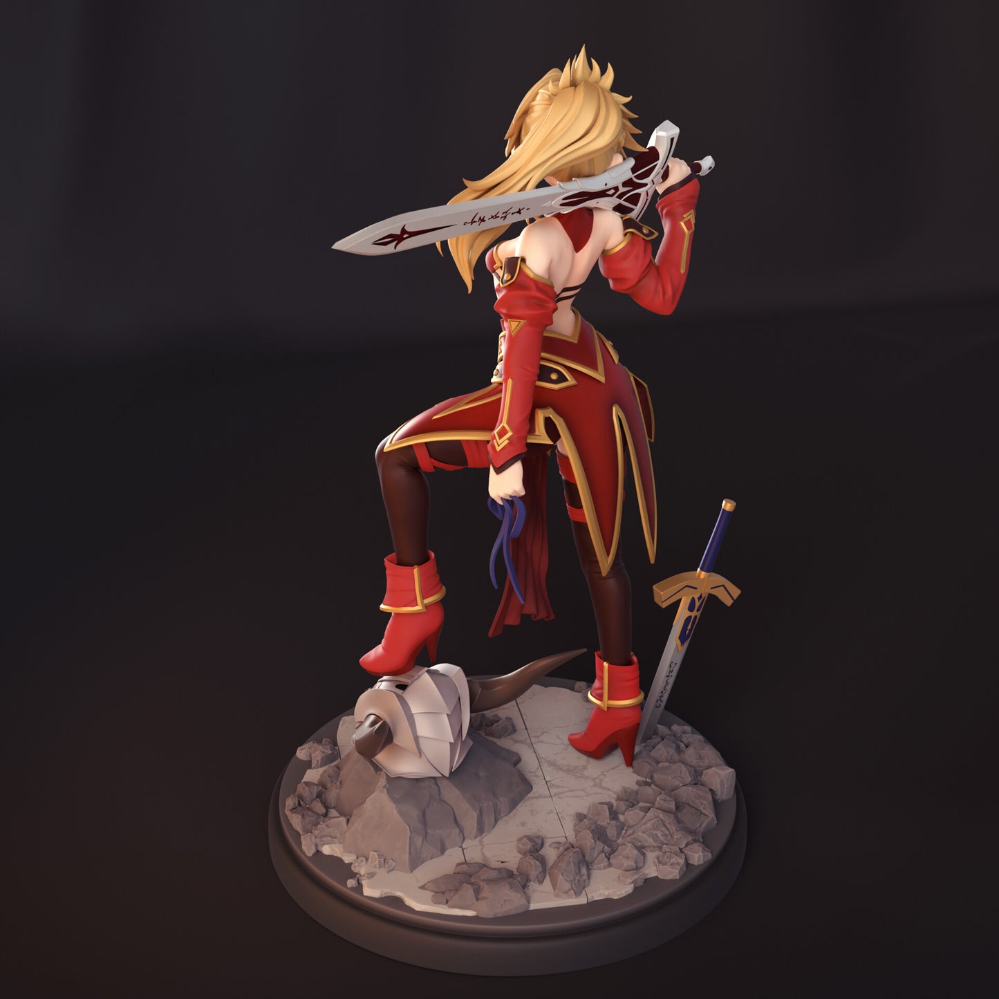 1238 Mordred Pendragon - Fate/Grand Order - STL 3D Print Files