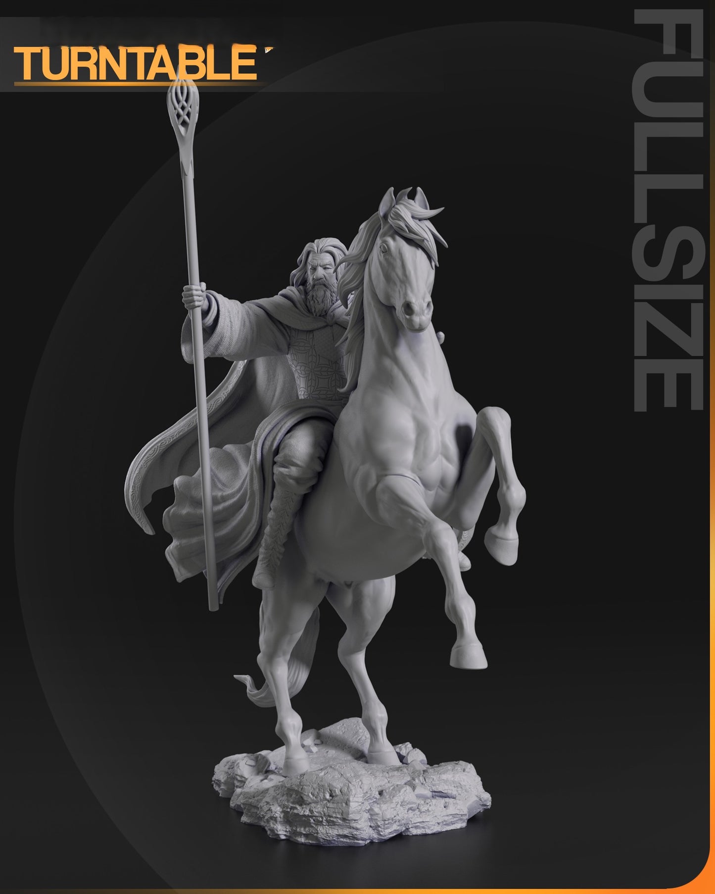 1953 Gandalf - The Lord of the Rings - STL 3D Print Files