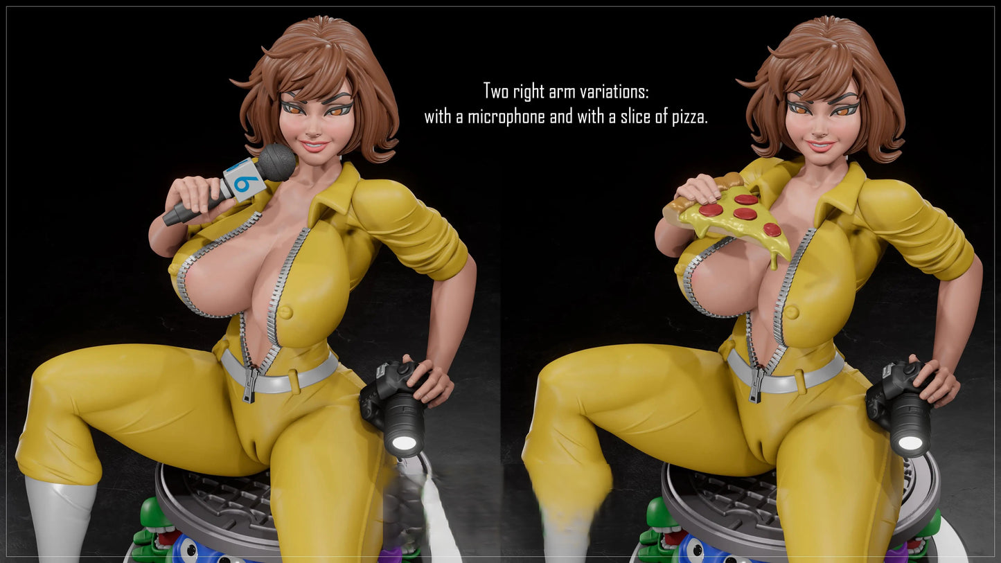 1861 April O'Neil NSFW - TMNT - STL 3D Print Files