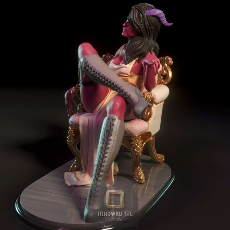 5256 Orianna NSFW - Tiefling - STL 3D Print Files