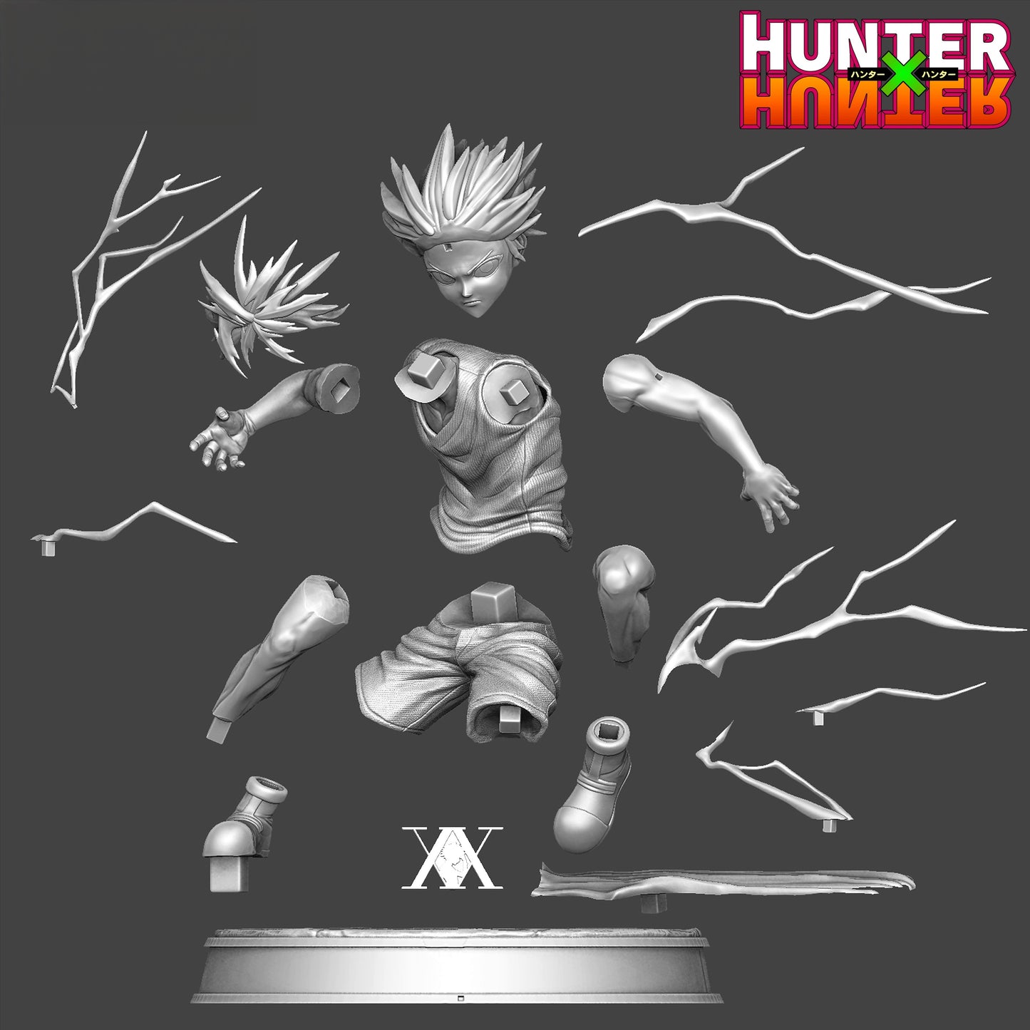 Killua Zoldyck - Hunter × Hunter - STL 3D Print Files