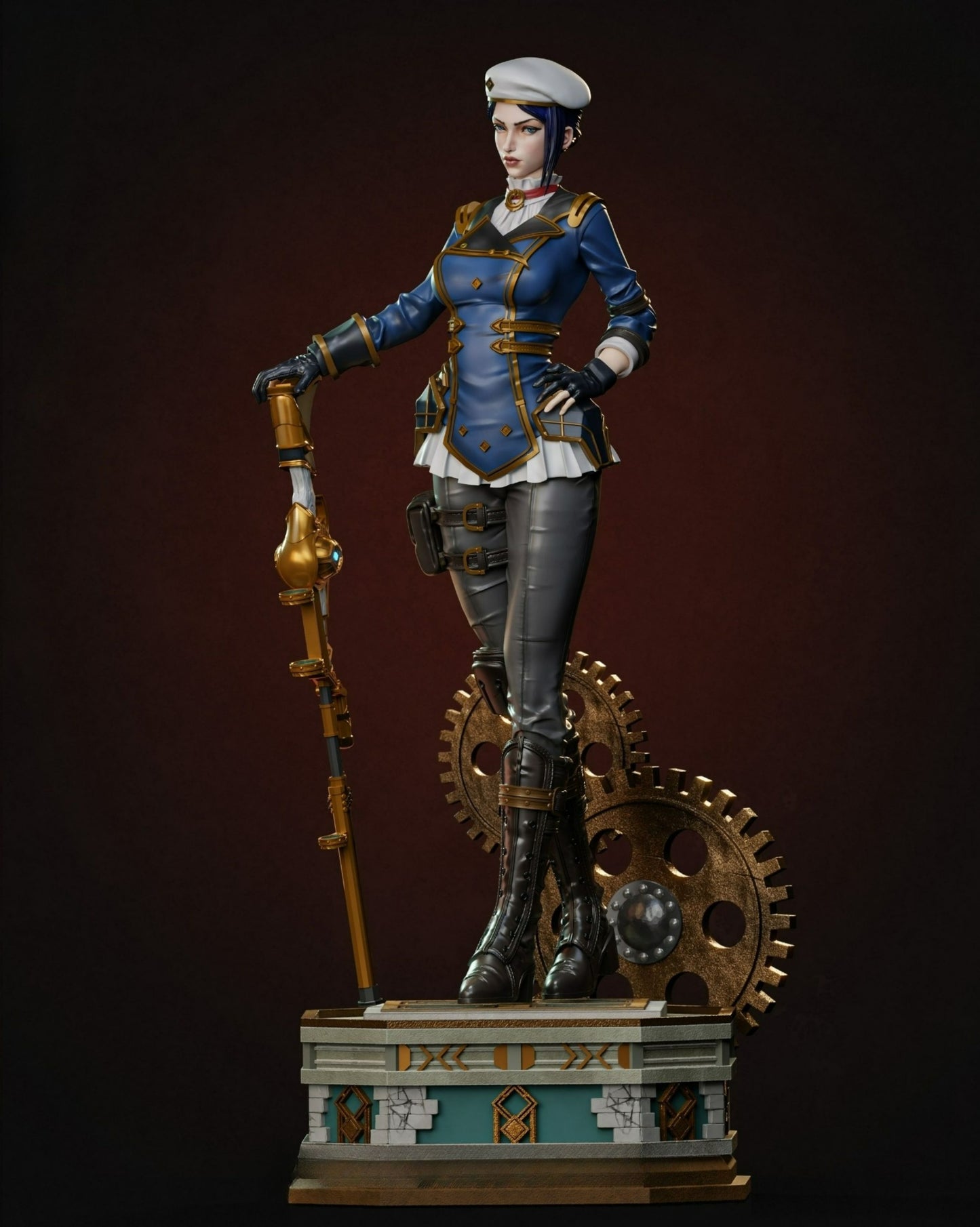 2967 Caitlyn Arcane - League of Legends - STL 3D Print Files