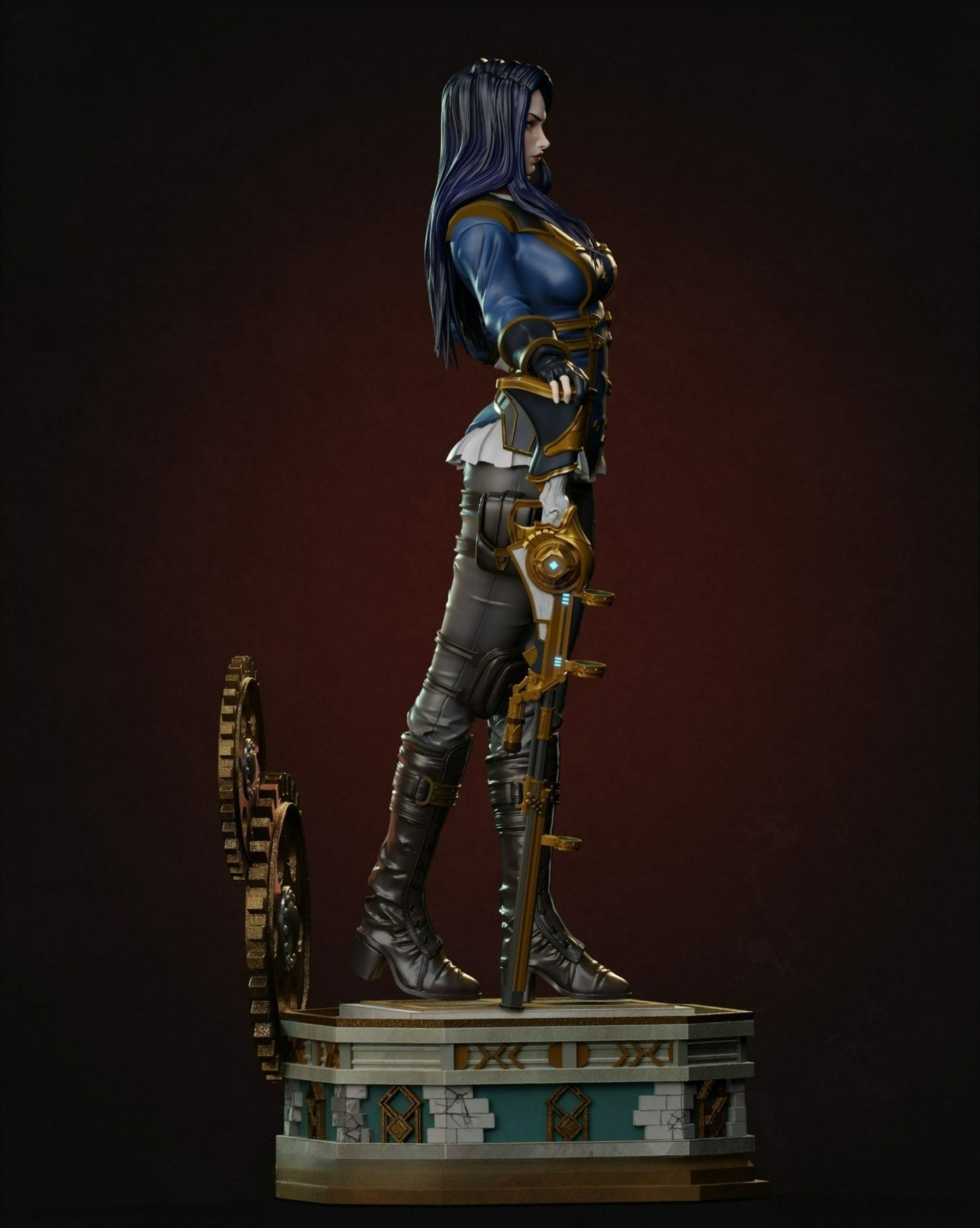 2967 Caitlyn Arcane - League of Legends - STL 3D Print Files