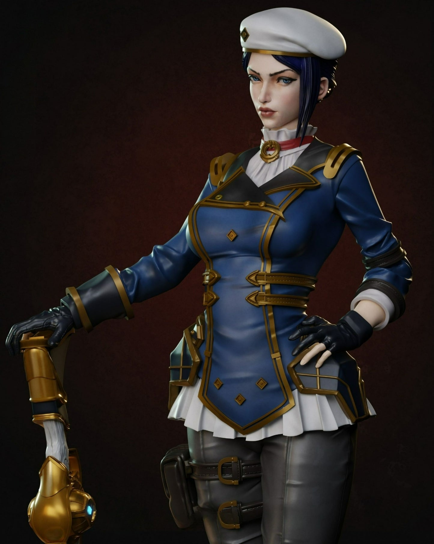 2967 Caitlyn Arcane - League of Legends - STL 3D Print Files