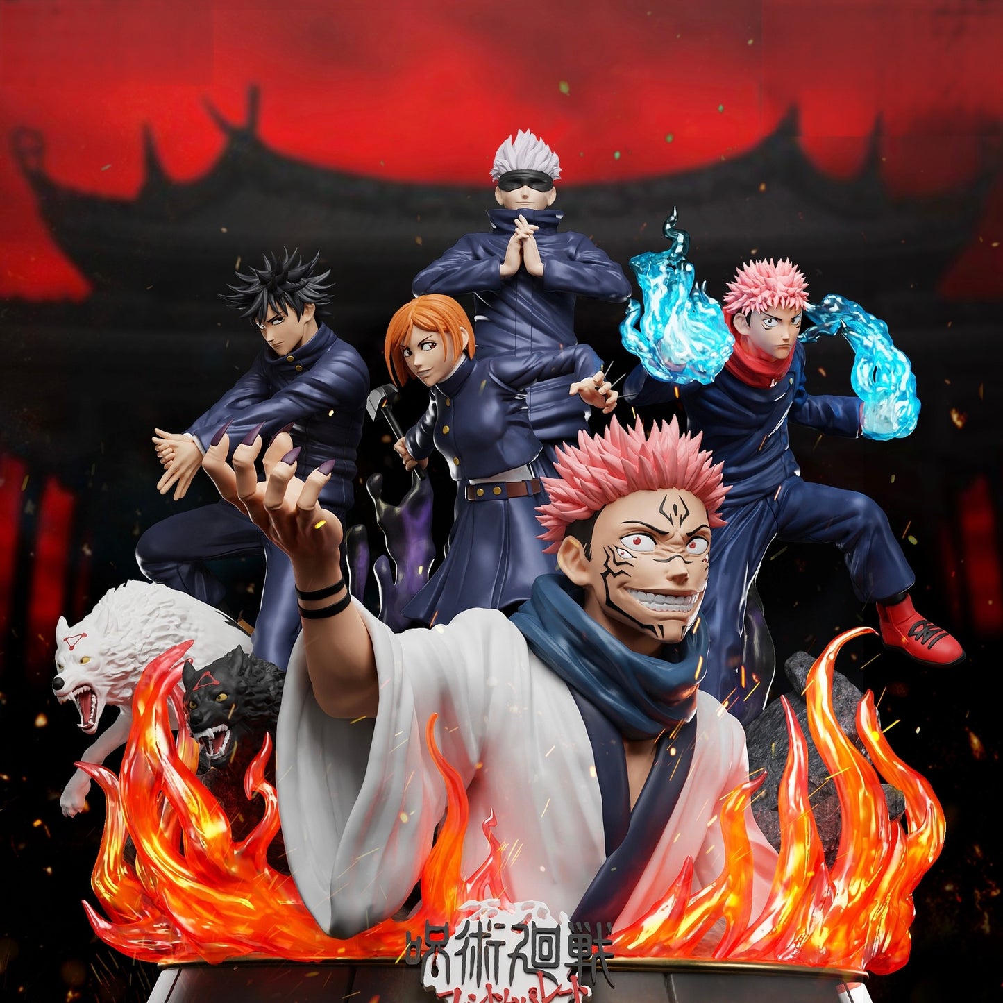 1721 Jujutsu Kaisen Diorama - STL 3D Print Files