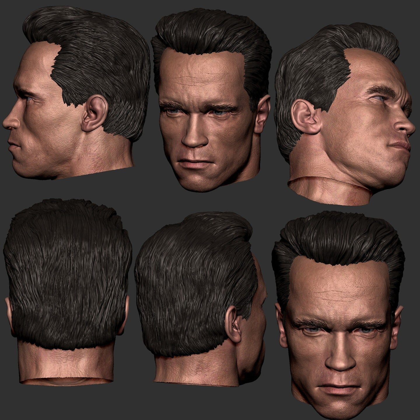 2069 Terminator - Arnold Schwarzenegg - STL 3D Print Files