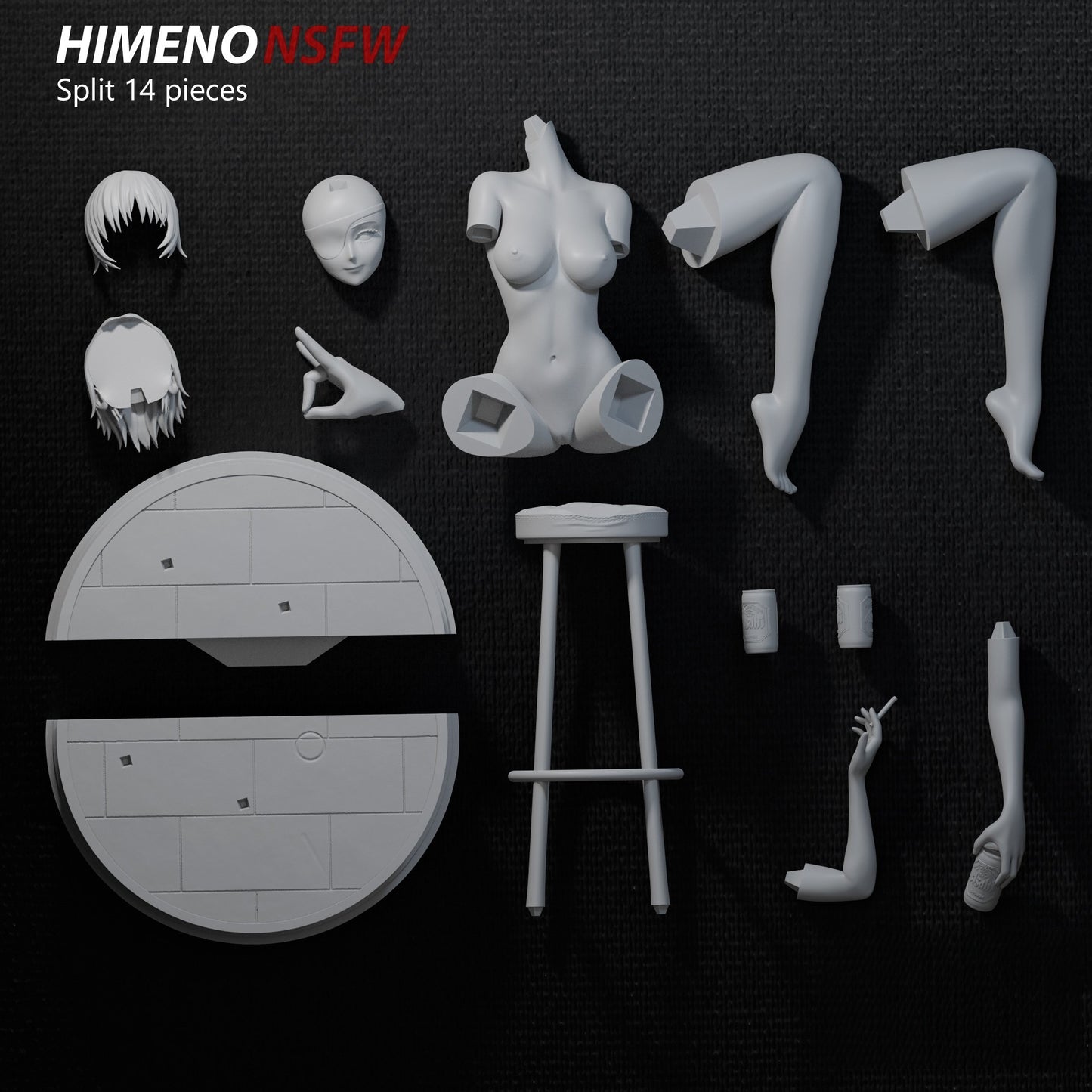 1661 Himeno NSFW - Chainsaw Man - STL 3D Print Files