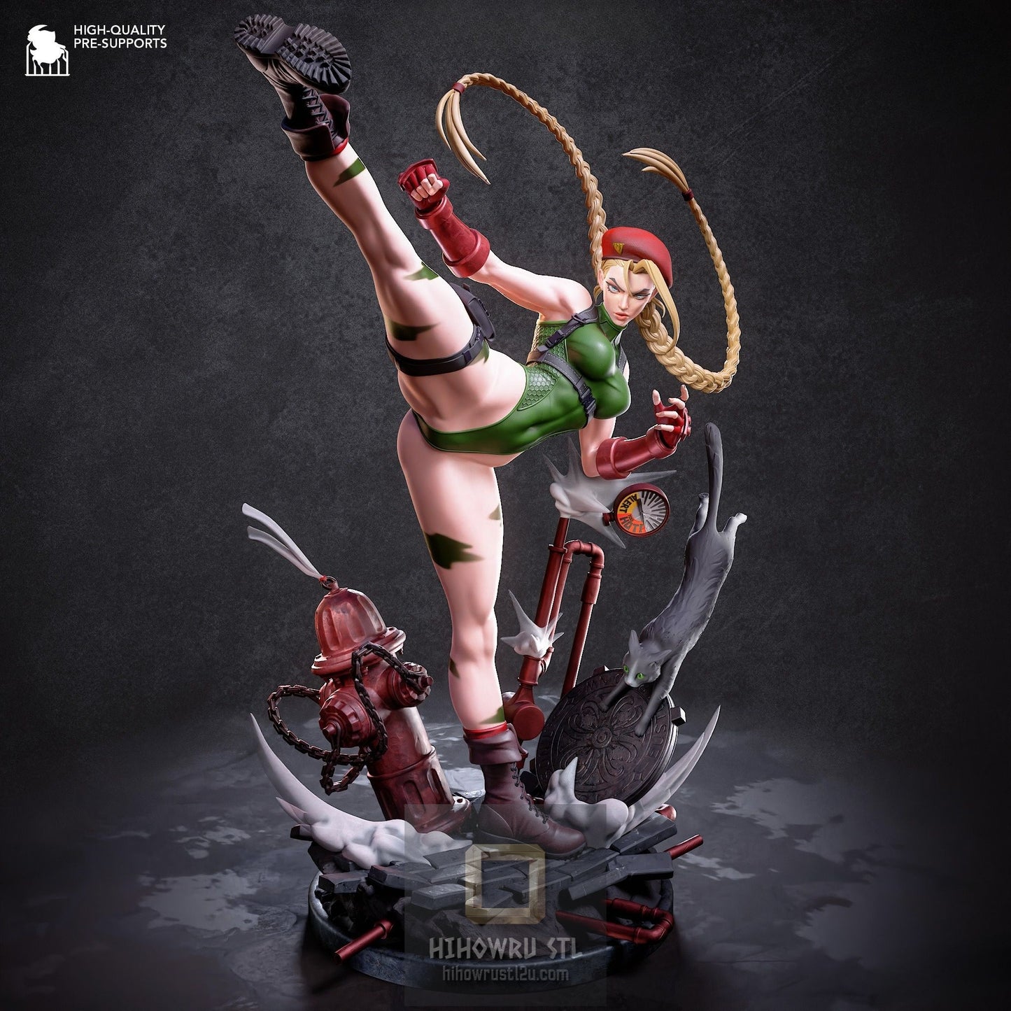 5293 Cammy - Street Fighter - STL 3D Print Files