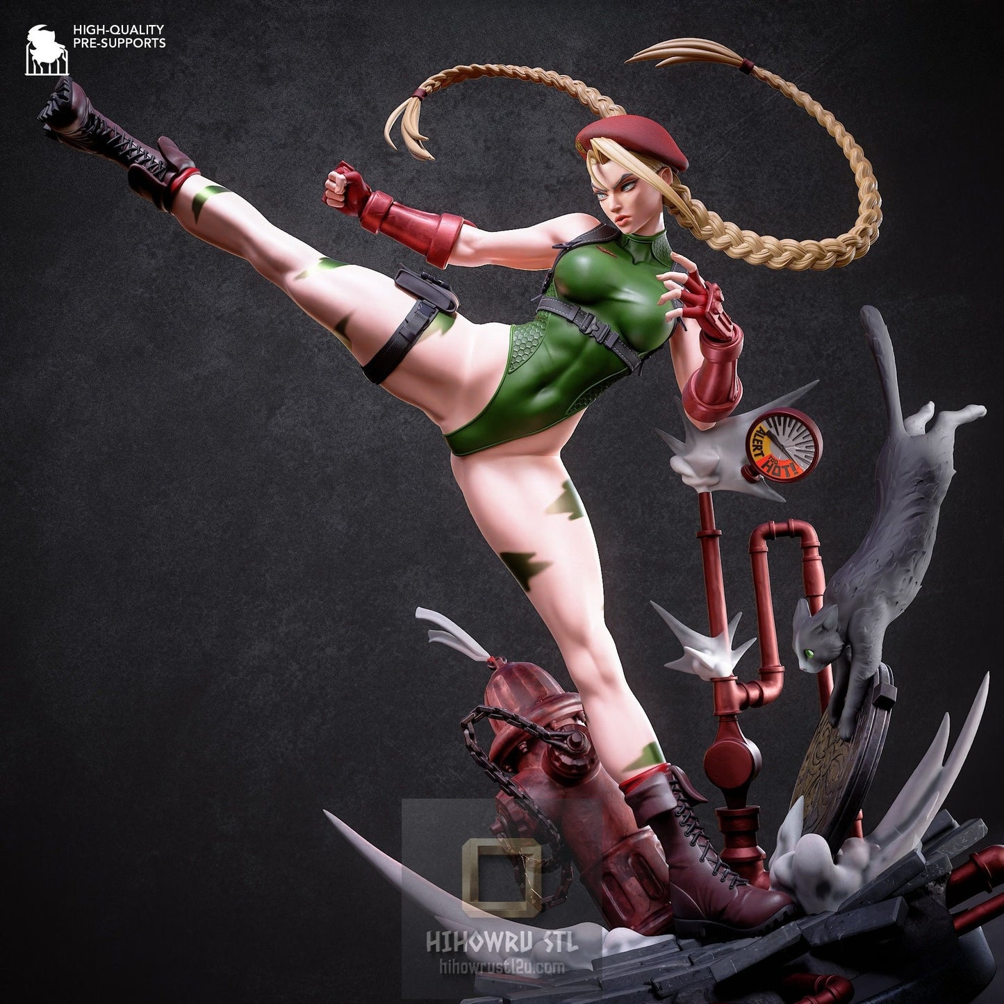 5293 Cammy - Street Fighter - STL 3D Print Files