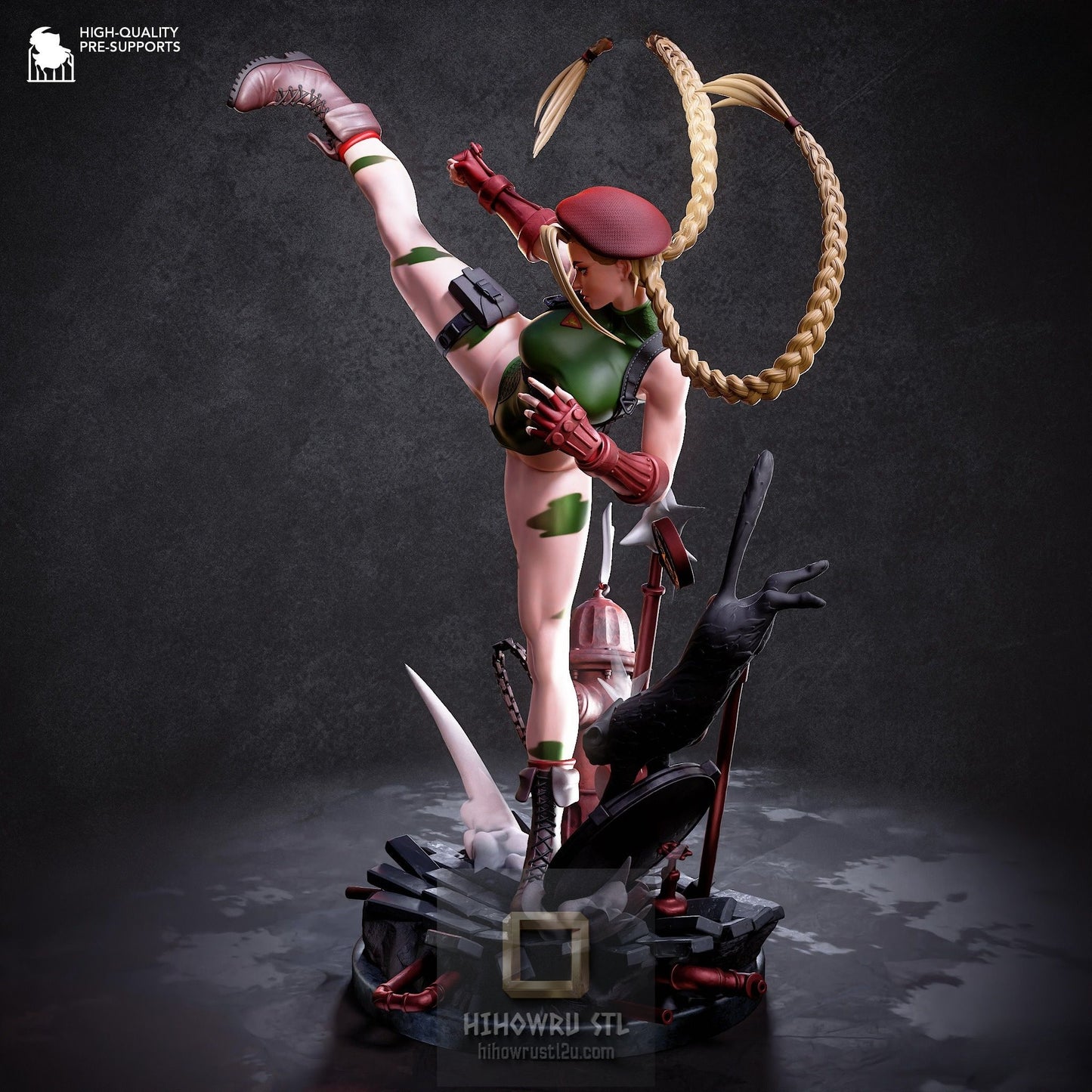 5293 Cammy - Street Fighter - STL 3D Print Files