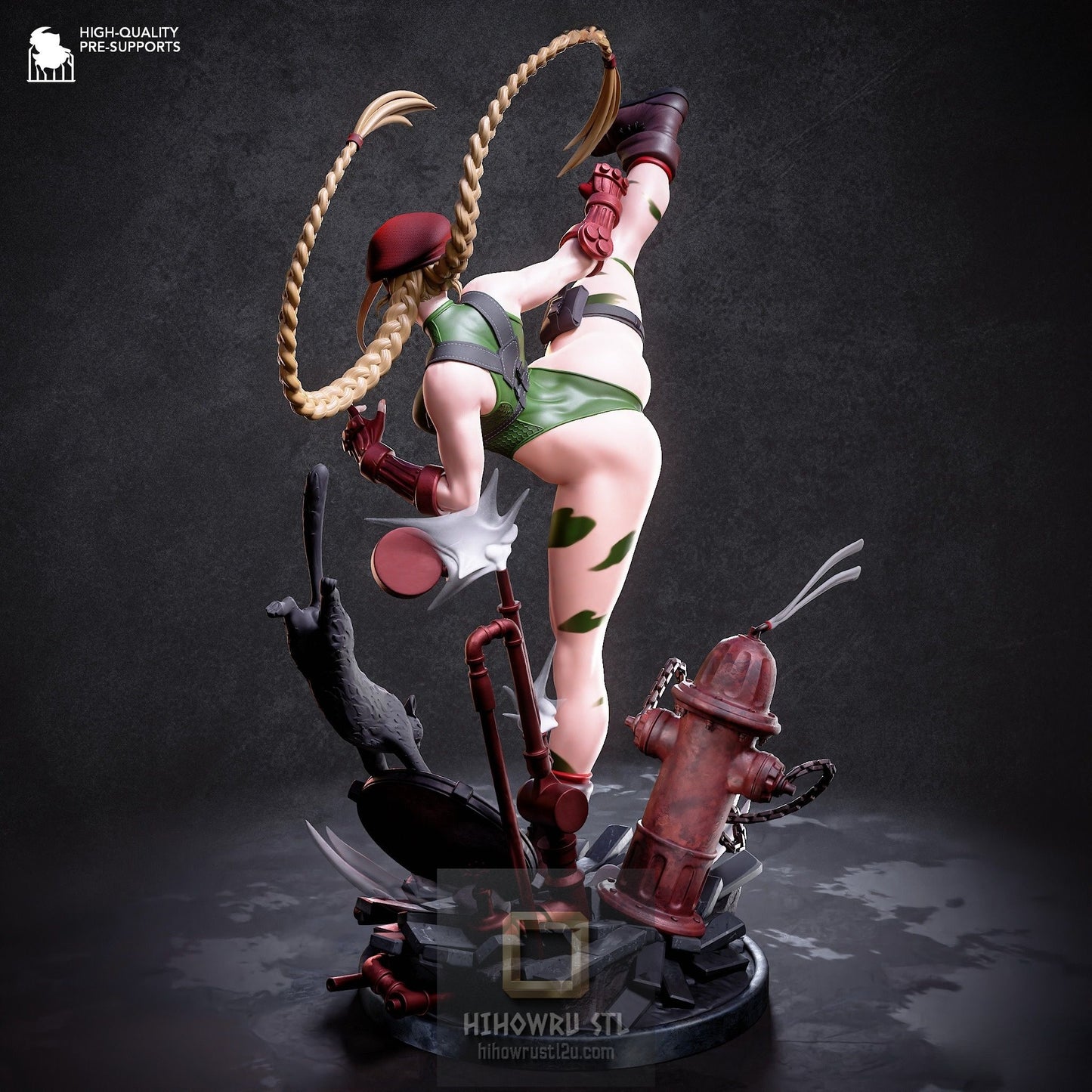 5293 Cammy - Street Fighter - STL 3D Print Files