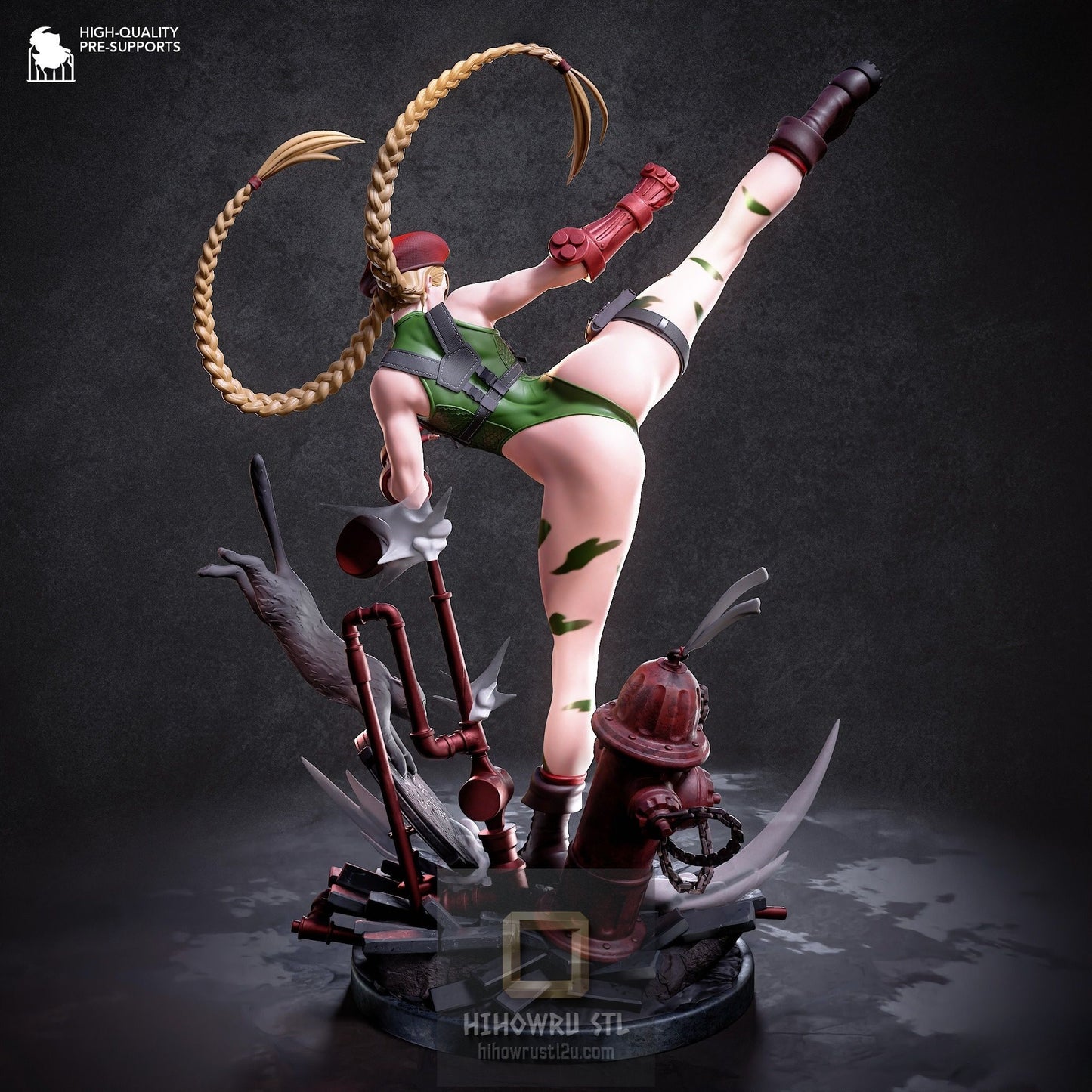 5293 Cammy - Street Fighter - STL 3D Print Files