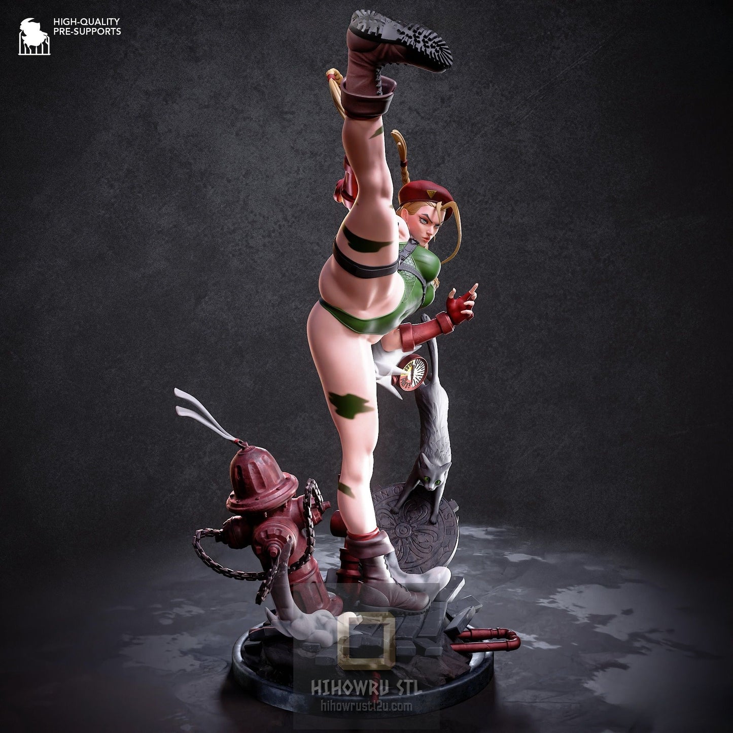 5293 Cammy - Street Fighter - STL 3D Print Files