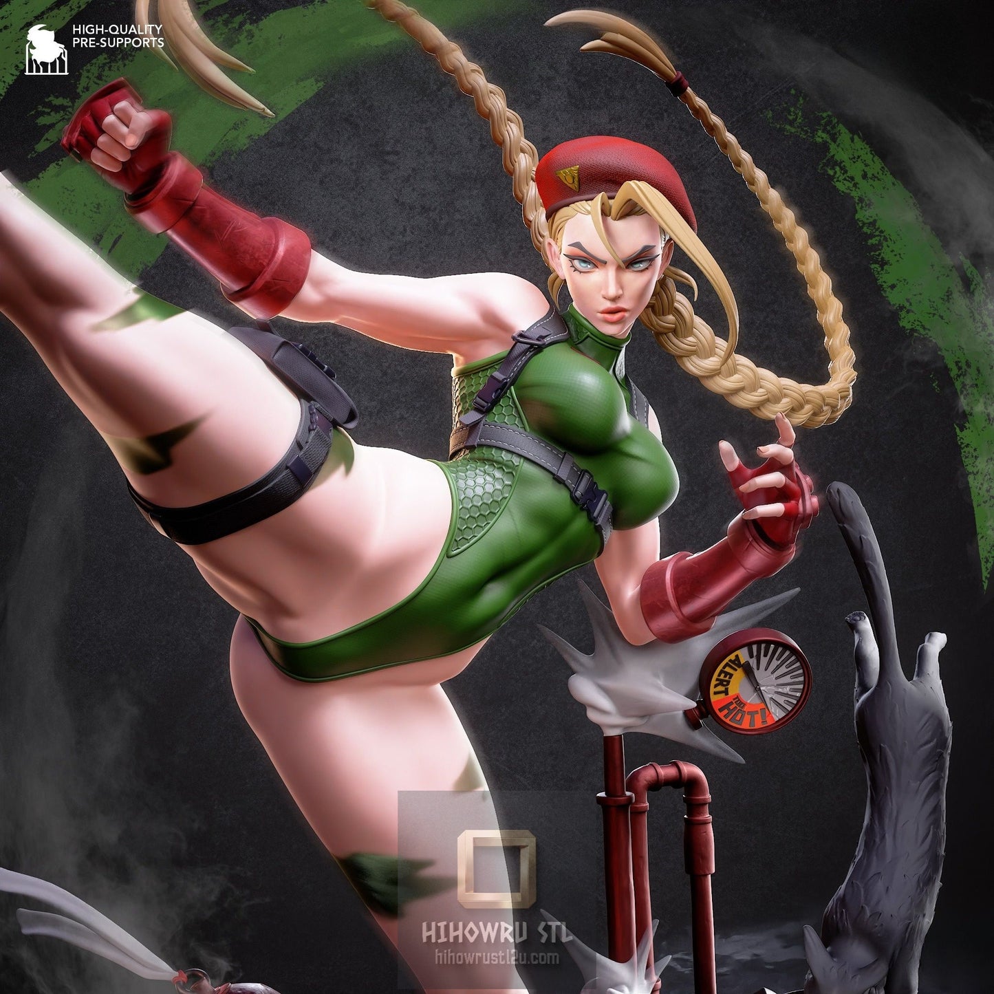5293 Cammy - Street Fighter - STL 3D Print Files