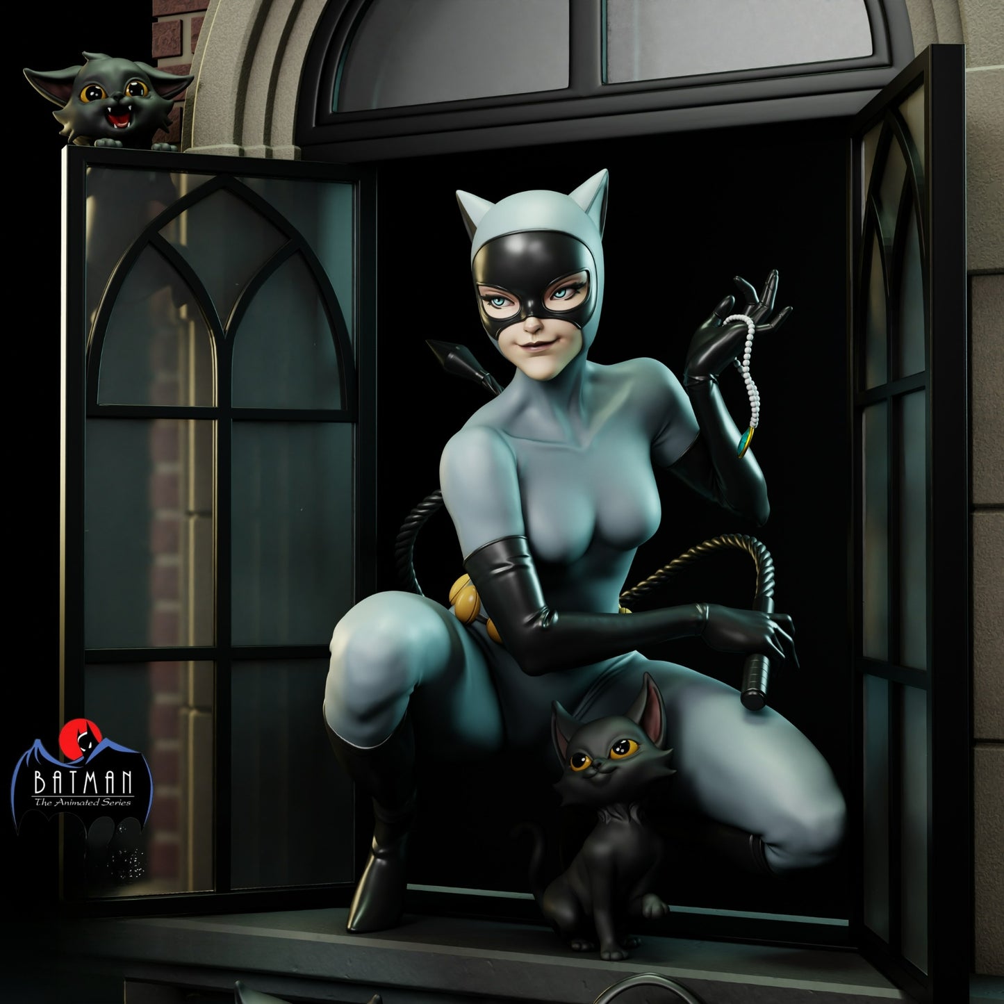 3223 Catwoman - DC COMICS - STL 3D Print Files