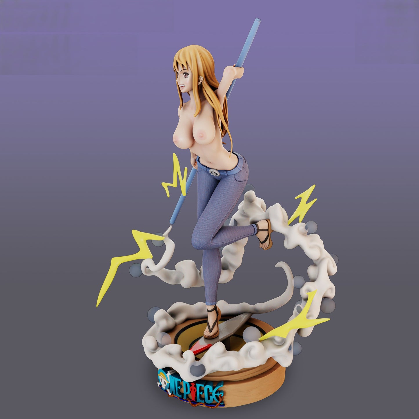 1696 Nami NSFW - One Piece - STL 3D Print Files