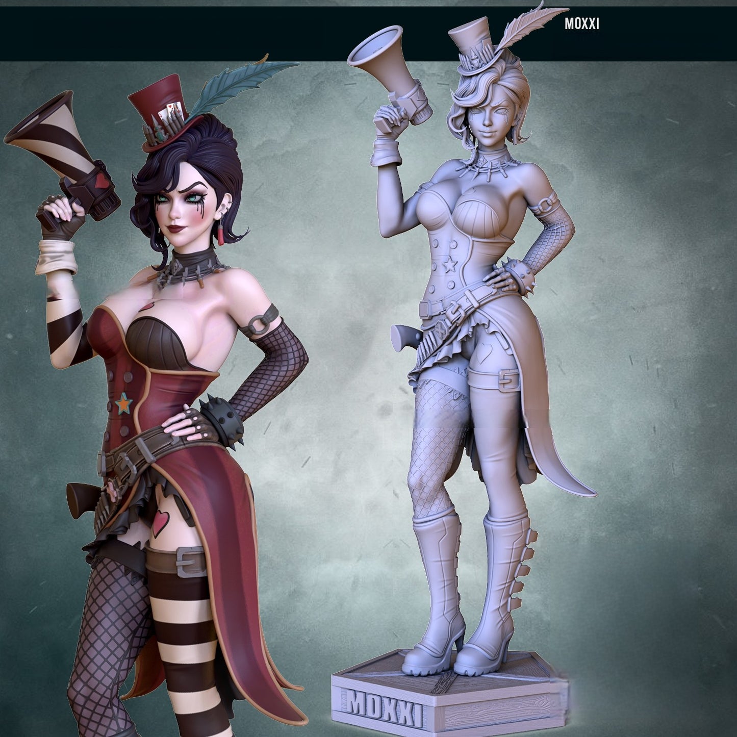 Mad Moxxi NSFW - Borderlands - STL 3D Print Files