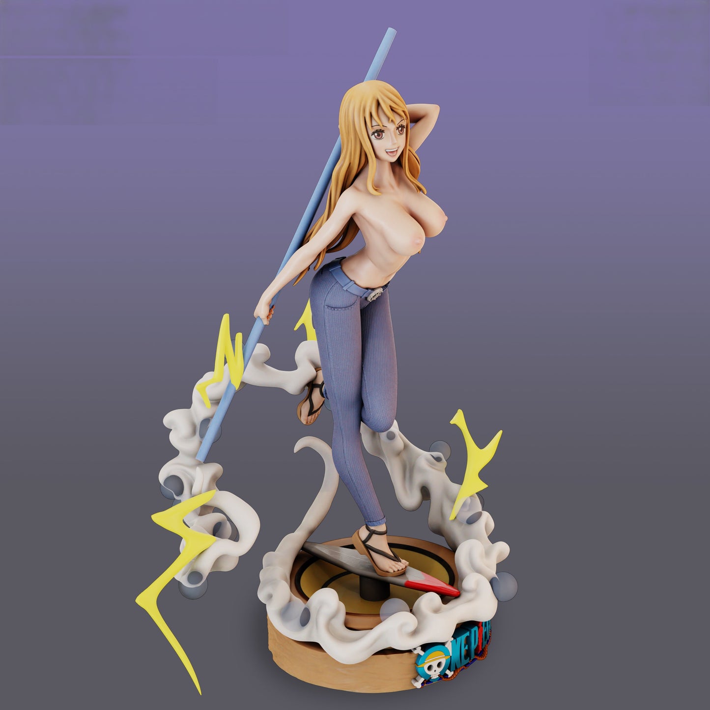 1696 Nami NSFW - One Piece - STL 3D Print Files