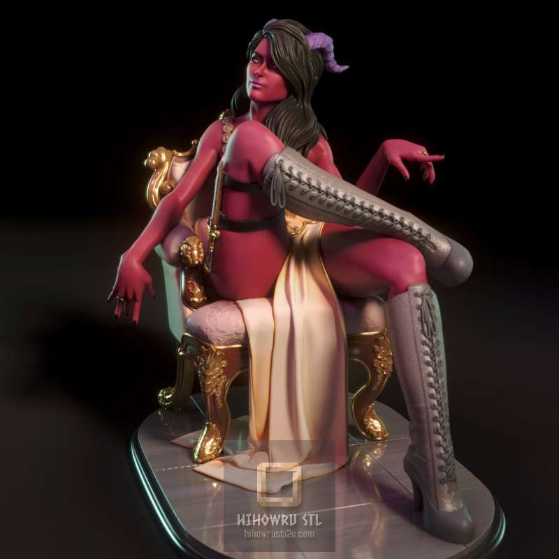 5256 Orianna NSFW - Tiefling - STL 3D Print Files