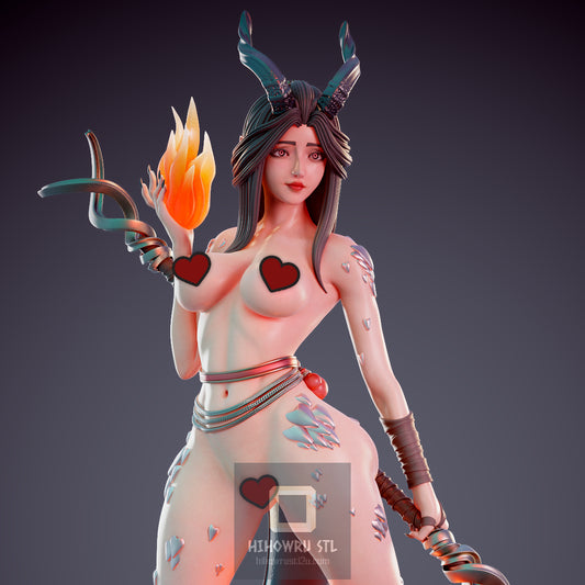 4599 Dragonborn Fire Priest NSFW - STL 3D Print Files