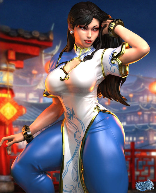 3502 Chun-Li - Street Fighter - STL 3D Print Files